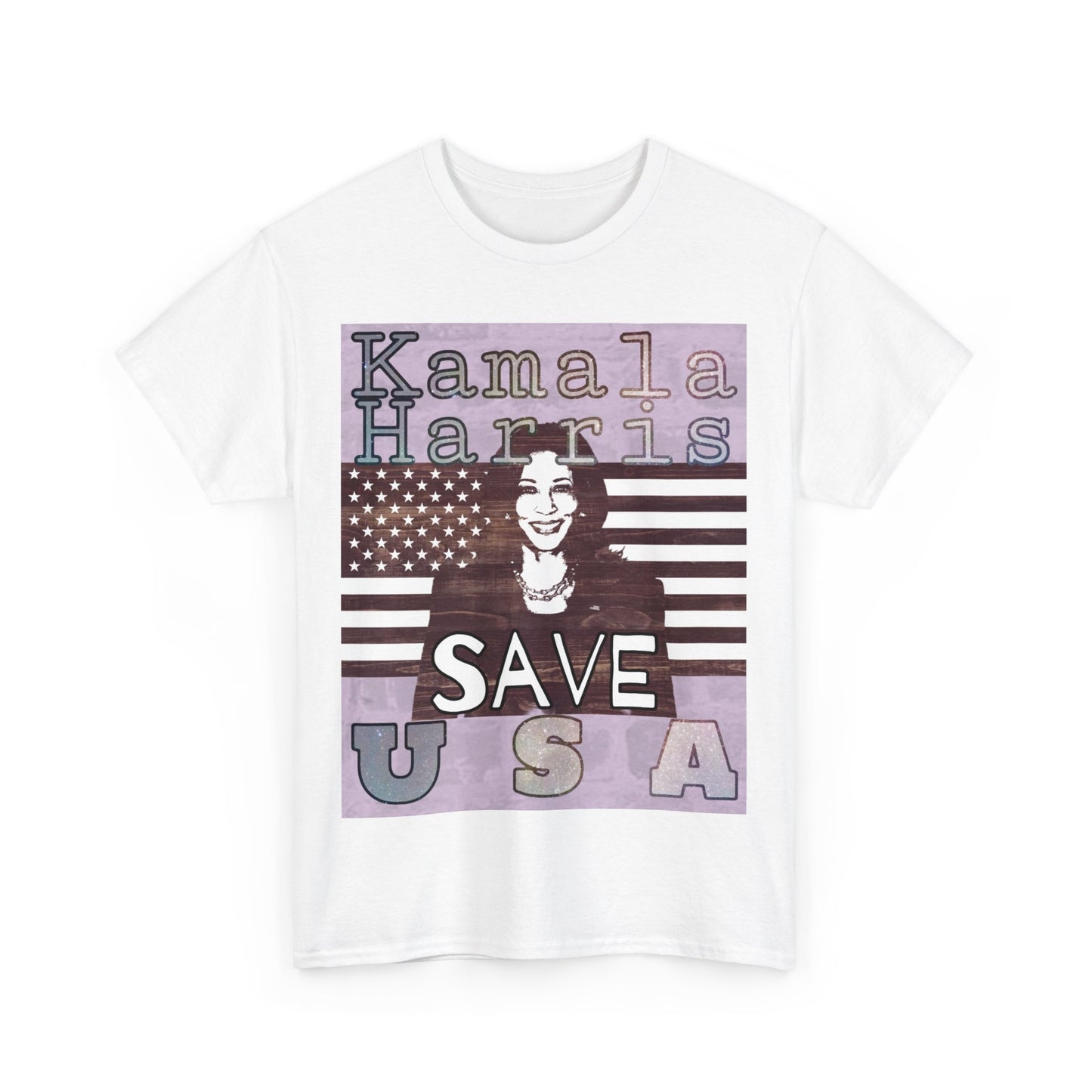 Kamala Harris For President Save USA Unisex Heavy Cotton Tee