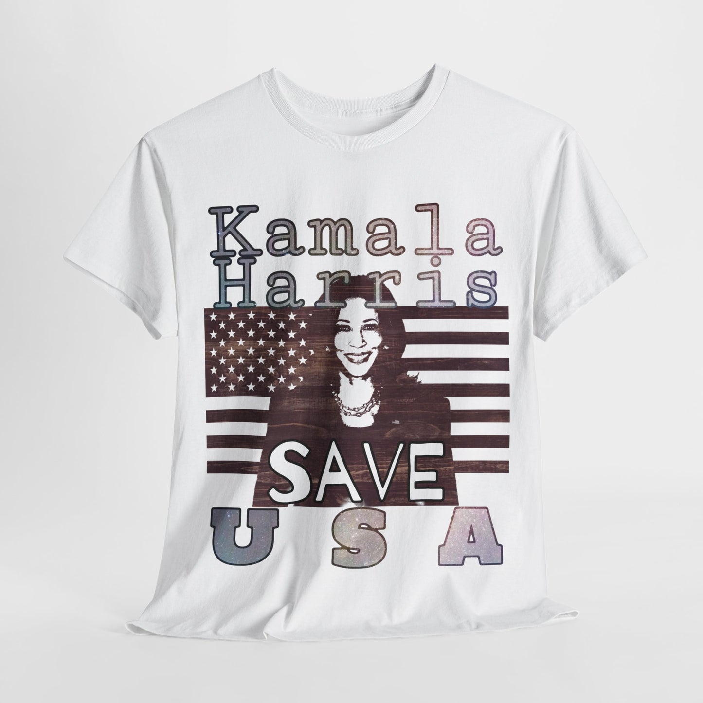 Kamala Harris For President Save USA Unisex Heavy Cotton Tee