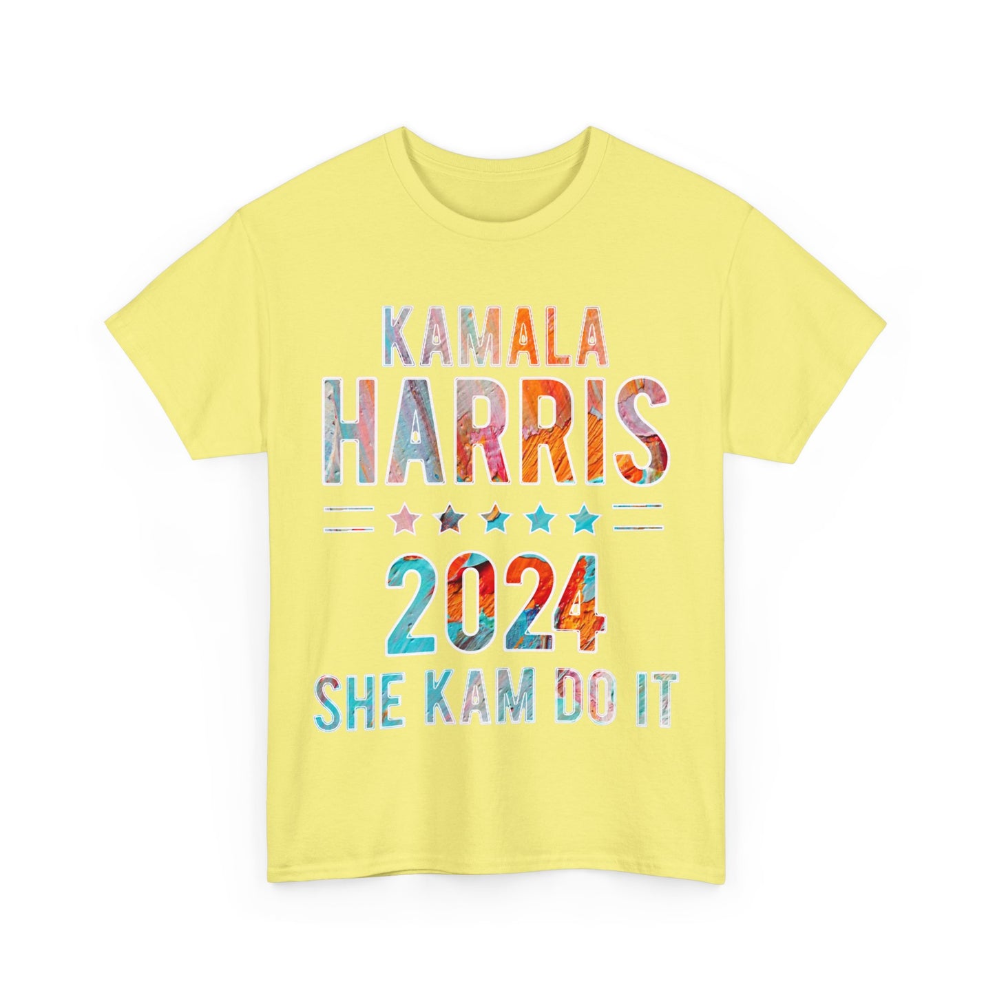 Kamala Harris 2024 Vote Supporter pretty unusual Unisex Heavy Cotton Tee