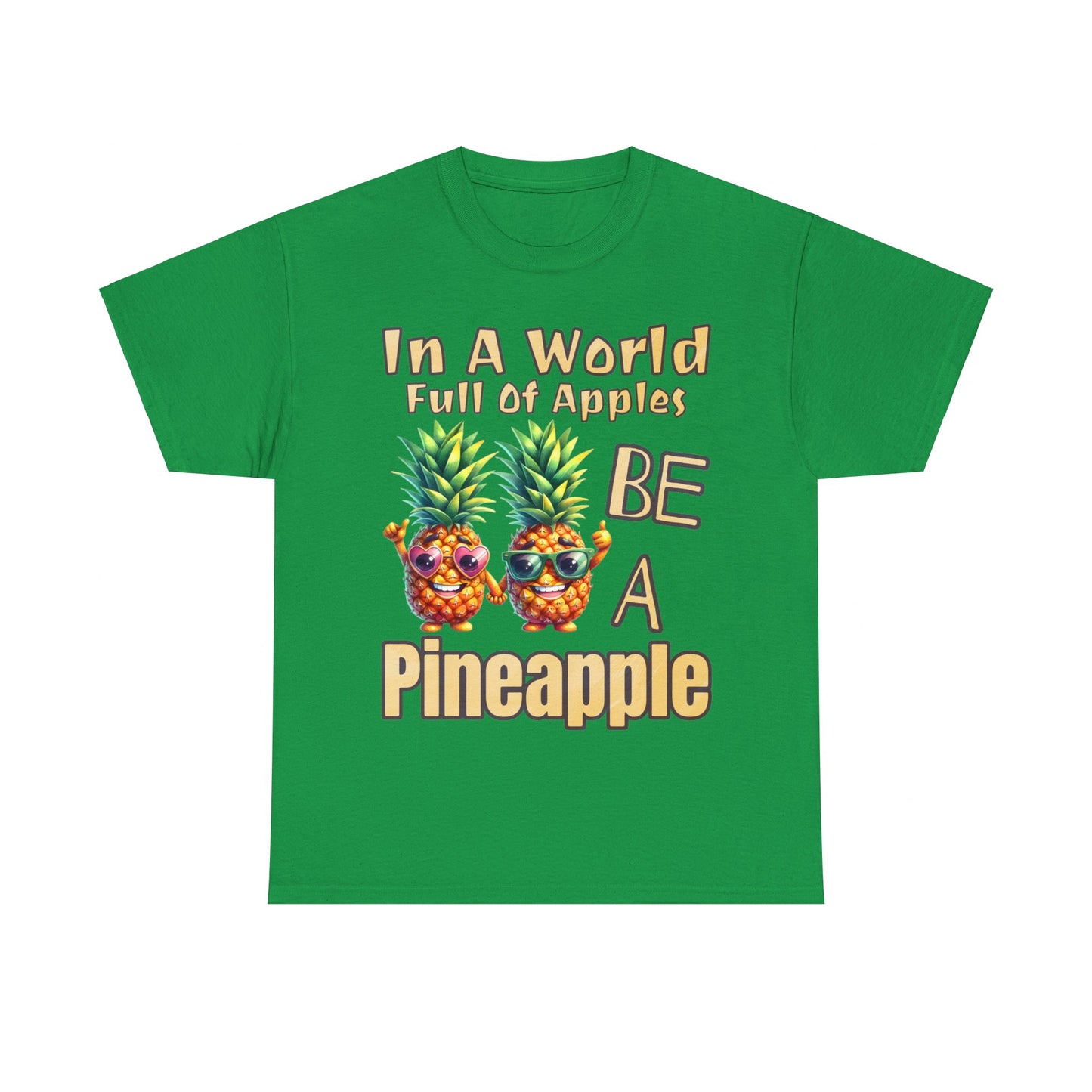 Cool Pineapple Couple Mr & Mrs Unisex Heavy Cotton Tee