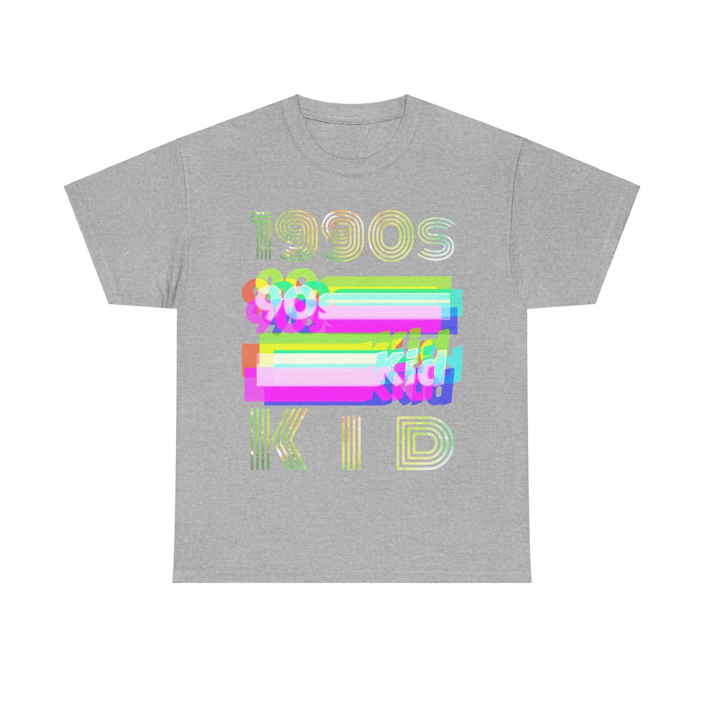 1990s kid decade party Unisex Heavy Cotton Tee