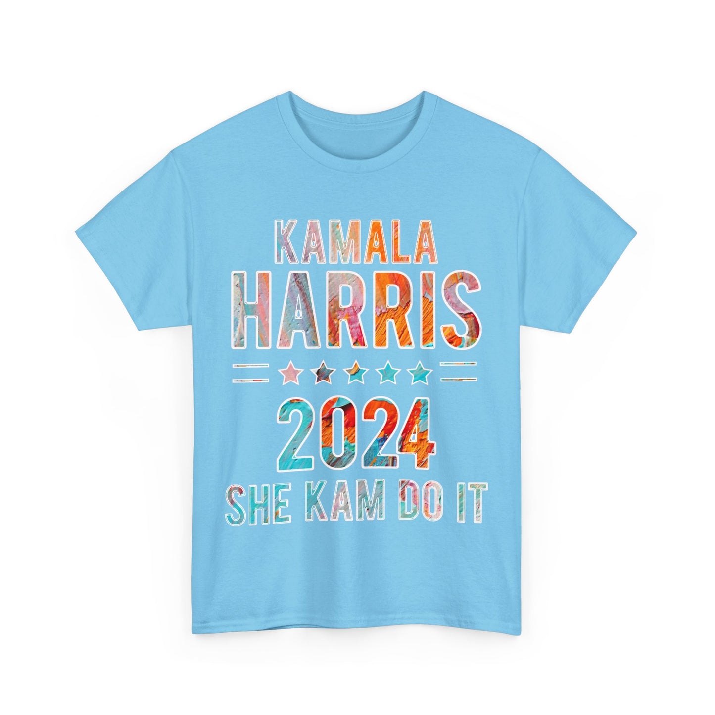 Kamala Harris 2024 Vote Supporter pretty unusual Unisex Heavy Cotton Tee