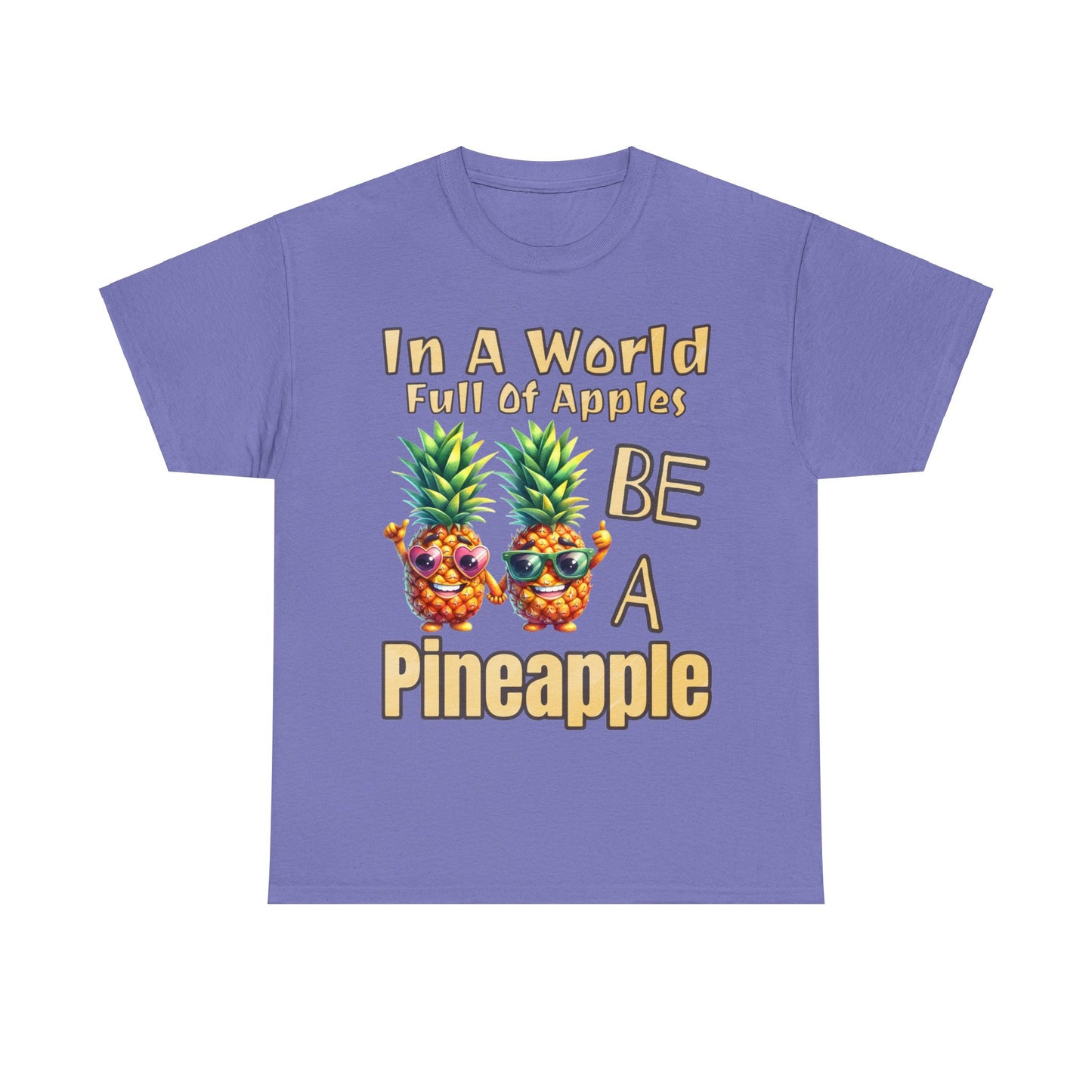 Cool Pineapple Couple Mr & Mrs Unisex Heavy Cotton Tee