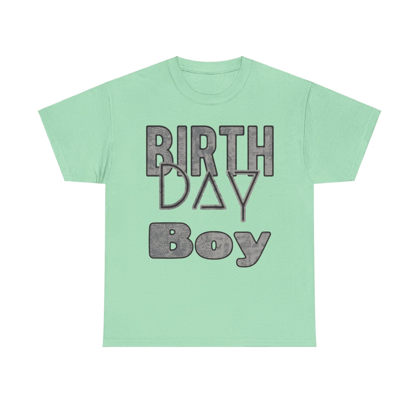 Birthday Boy Dark Washed Look Unisex Heavy Cotton Tee