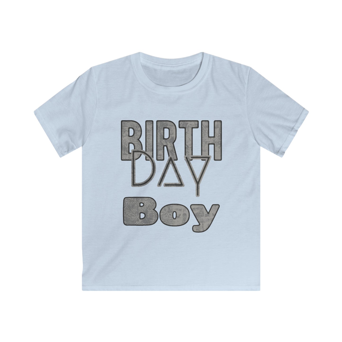 Birthday Boy Dark Wash Kids Softstyle Tee