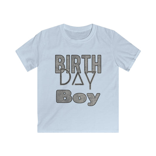 Birthday Boy Dark Wash Kids Softstyle Tee