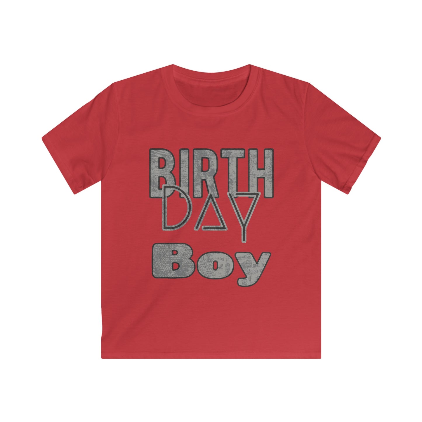 Birthday Boy Dark Wash Kids Softstyle Tee