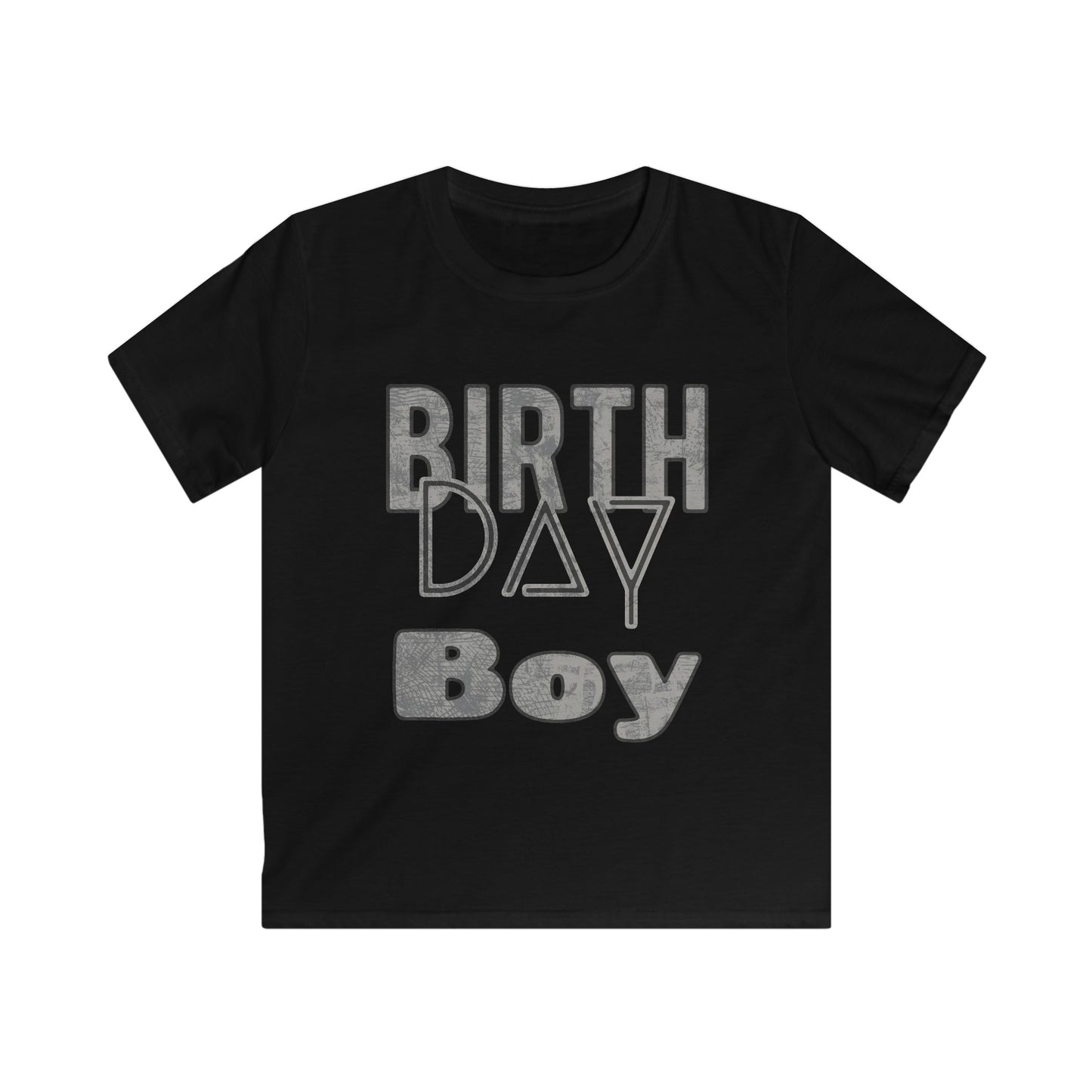 Birthday Boy Dark Wash Kids Softstyle Tee