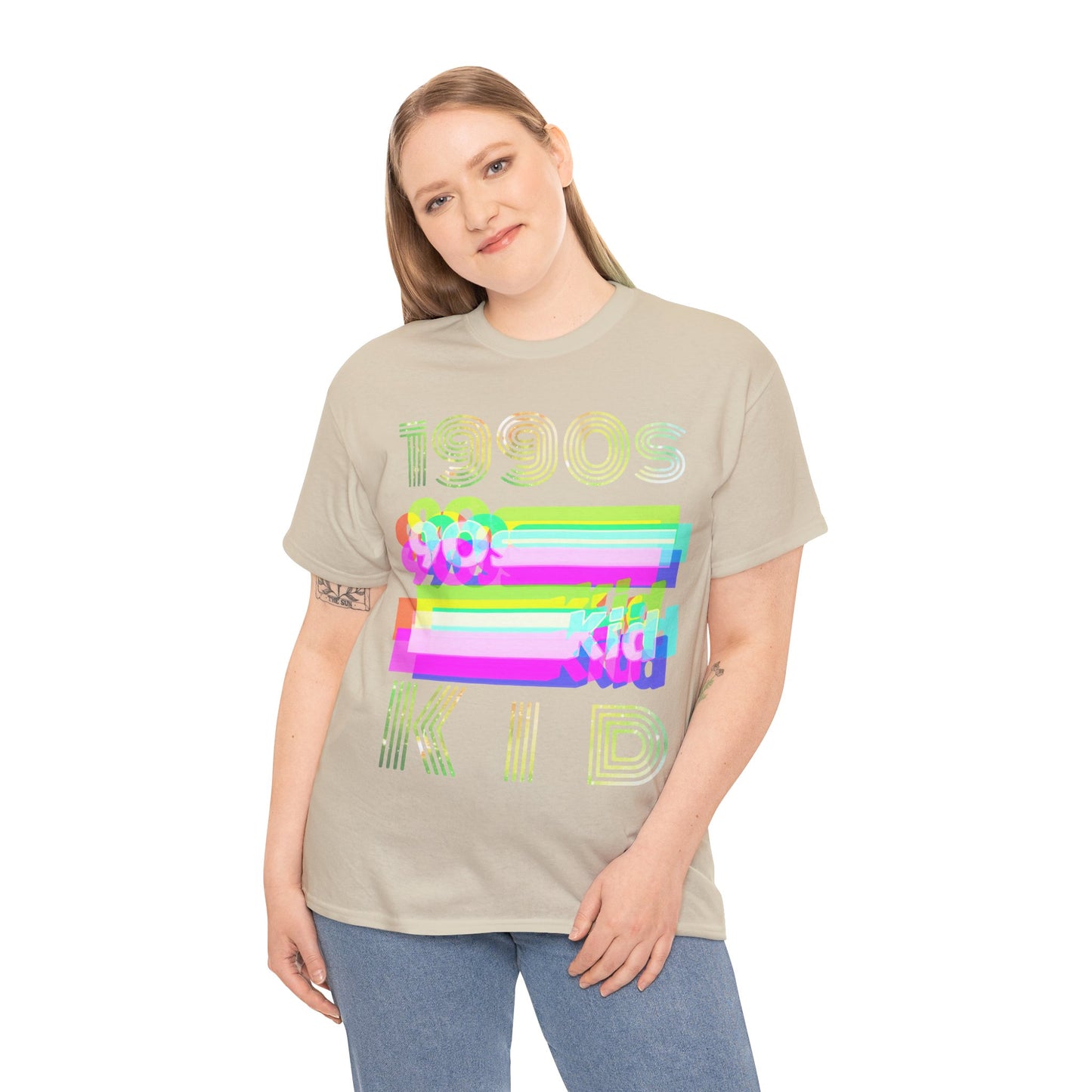 1990s kid decade party Unisex Heavy Cotton Tee