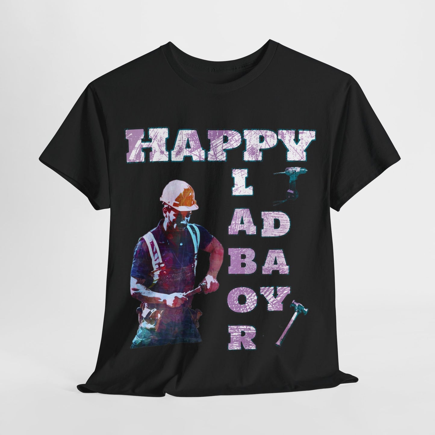 Happy Labor Day National Holiday supporters Unisex Heavy Cotton Tee