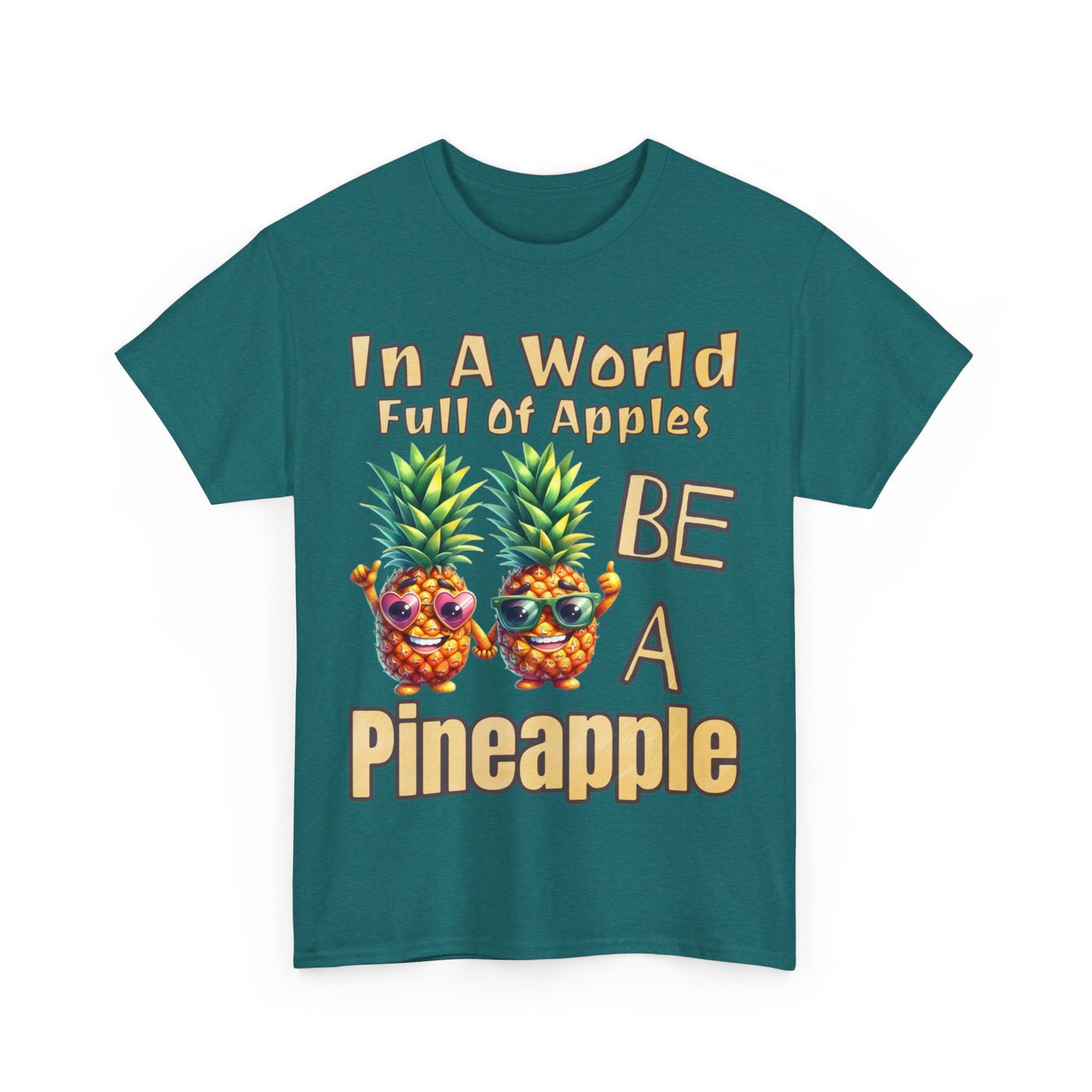 Cool Pineapple Couple Mr & Mrs Unisex Heavy Cotton Tee