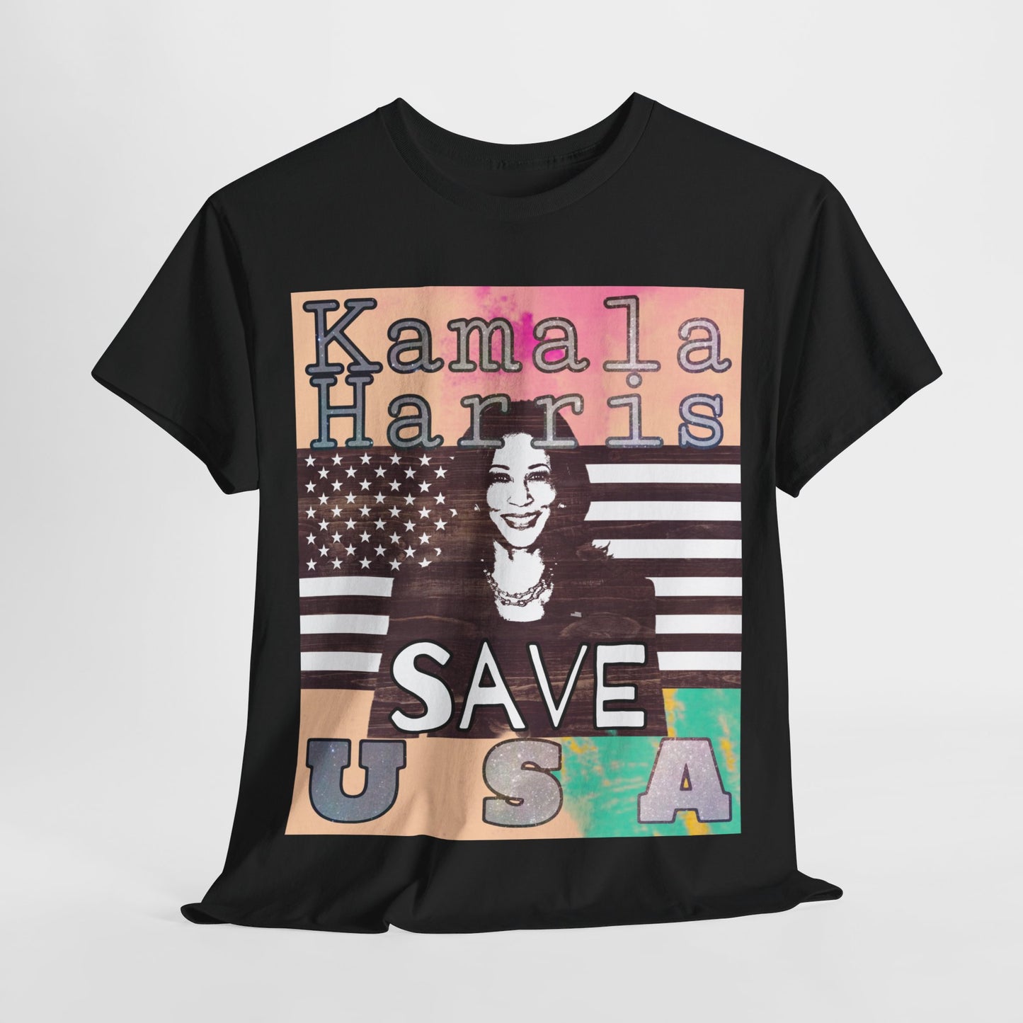 Kamala Harris For President Save USA Unisex Heavy Cotton Tee