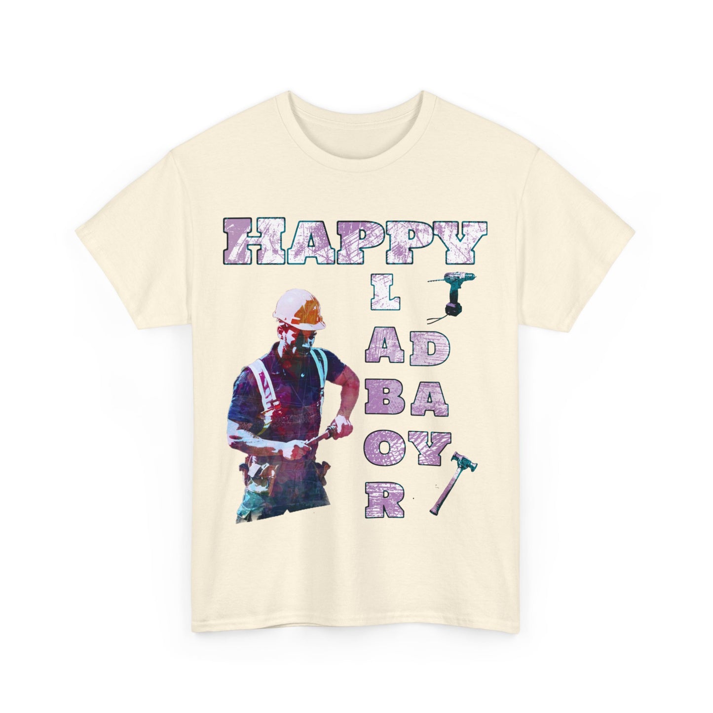 Happy Labor Day National Holiday supporters Unisex Heavy Cotton Tee