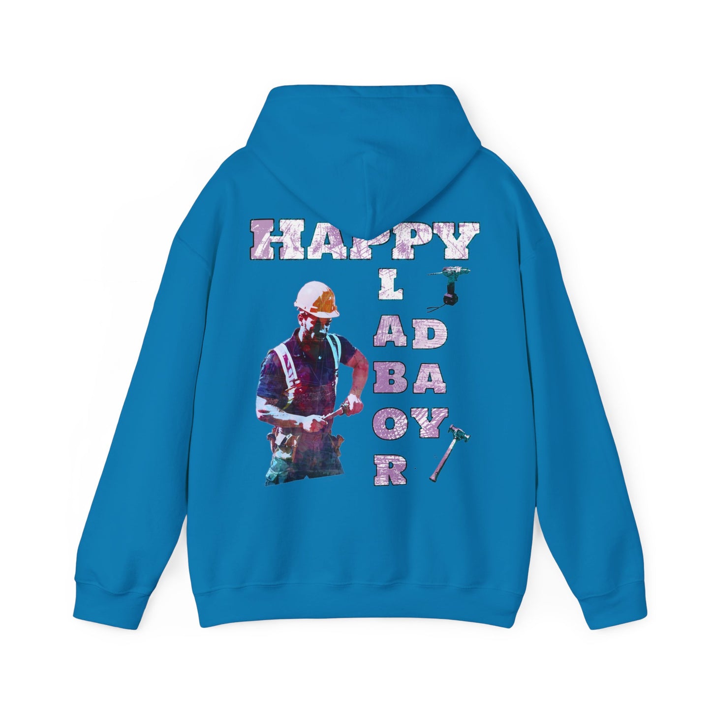 Happy Labor Day supporter Unisex Heavy Blend™ Hooded Sweatshirt