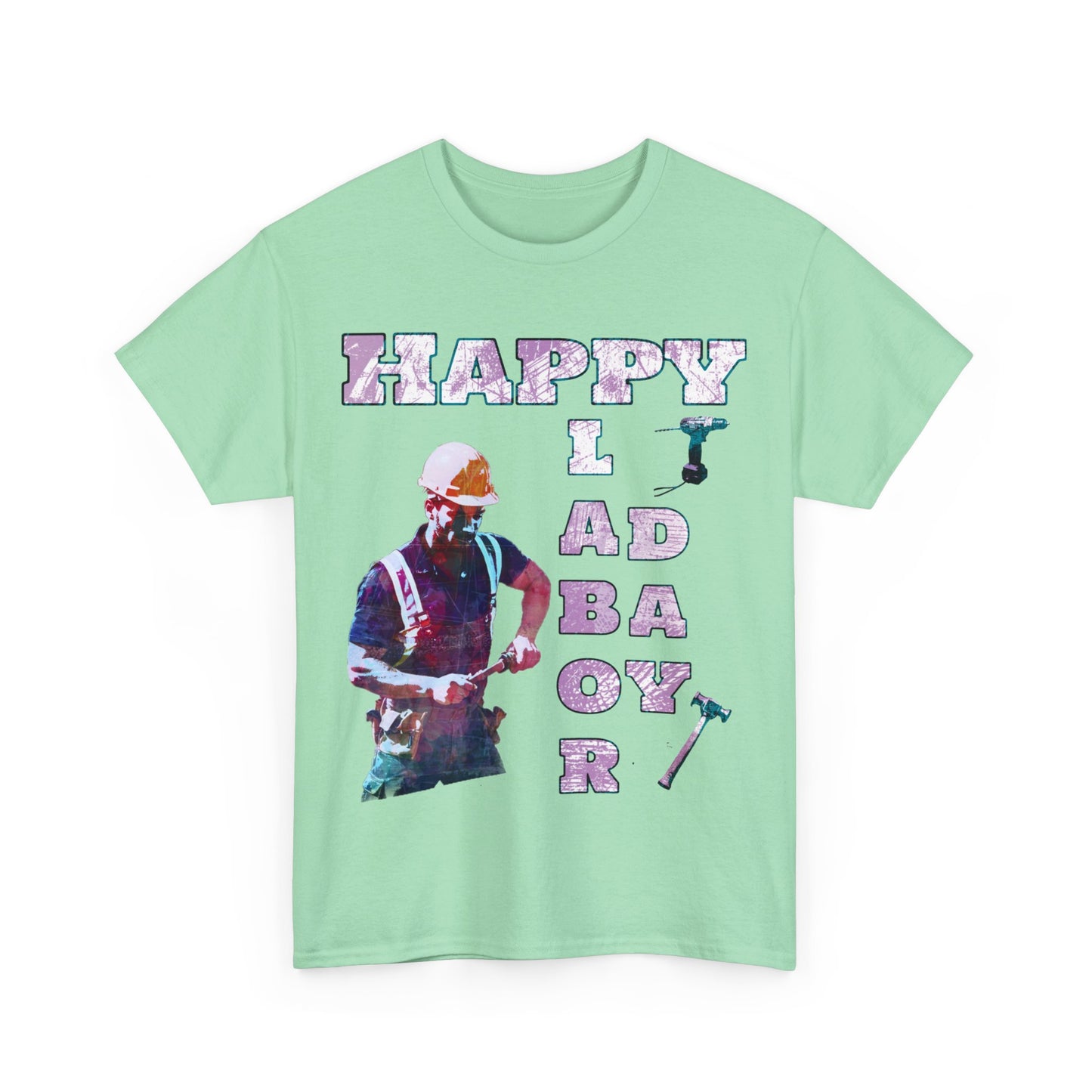 Happy Labor Day National Holiday supporters Unisex Heavy Cotton Tee