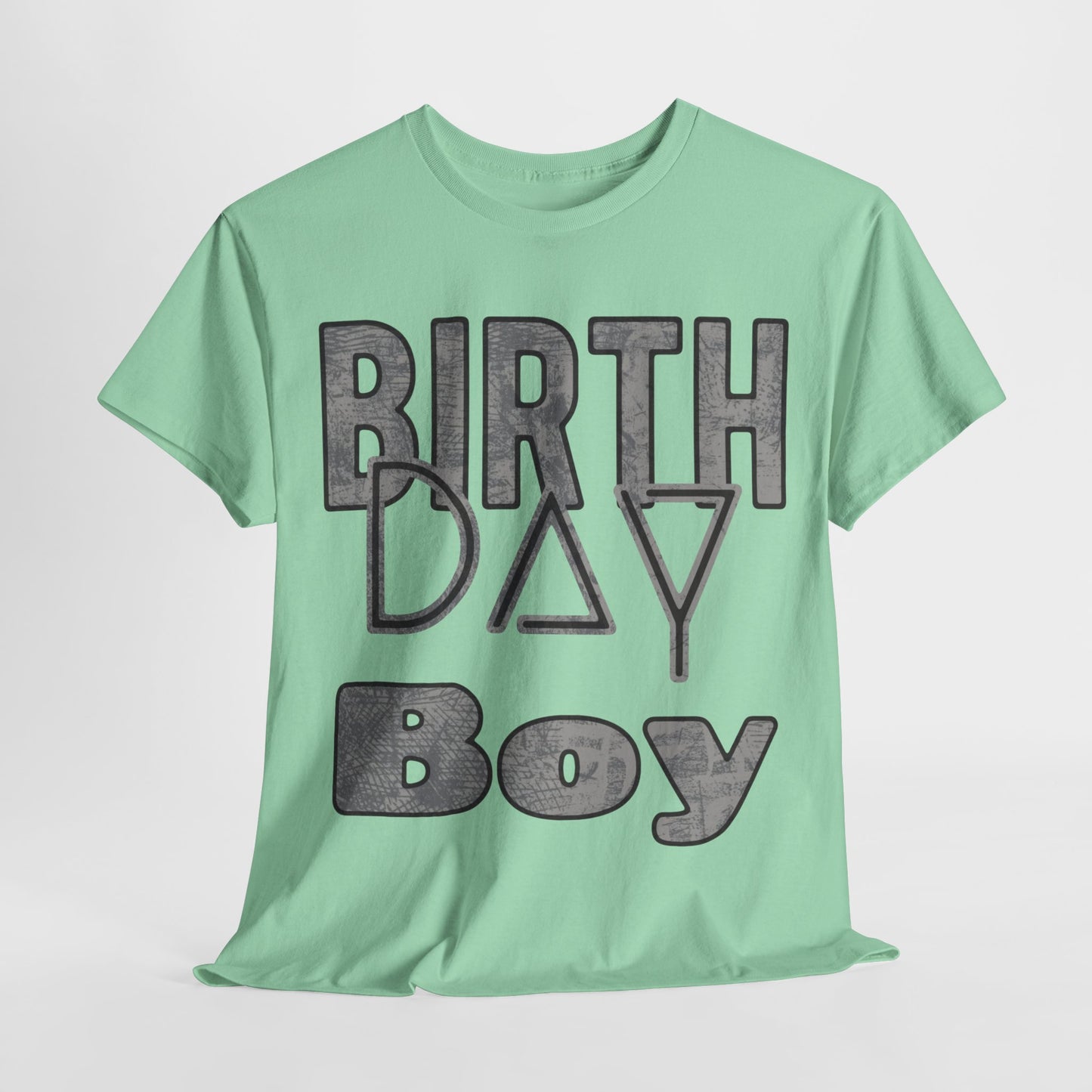 Birthday Boy Dark Washed Look Unisex Heavy Cotton Tee