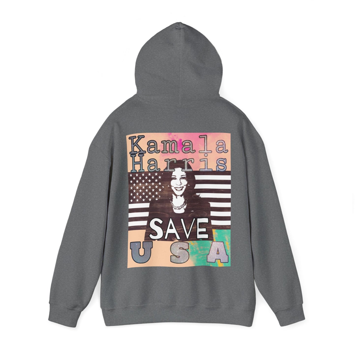 Kamala Harris For President Save USA Unisex Heavy Blend™ Hooded Sweatshirt