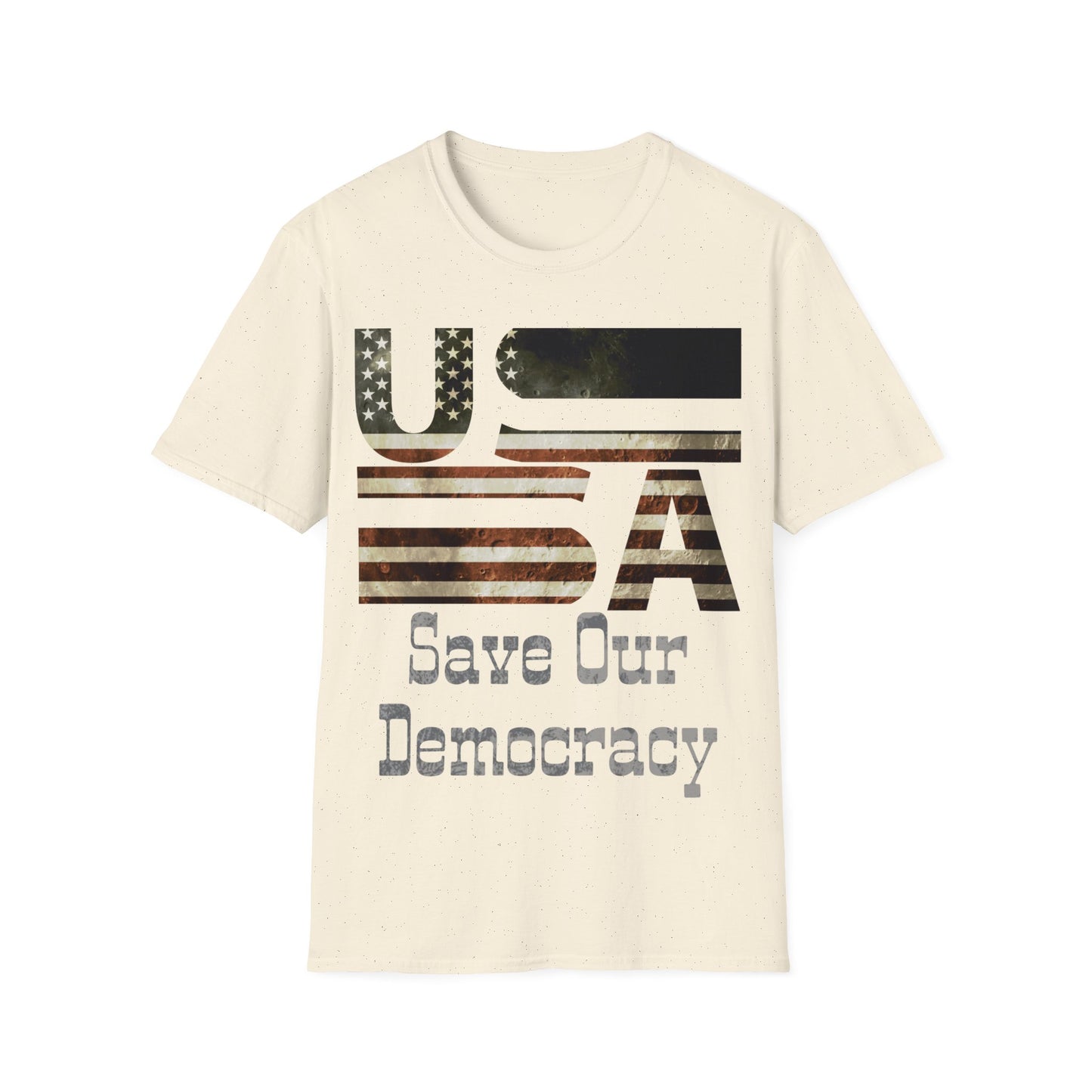 USA Save Our Democracy Unisex Softstyle T-Shirt