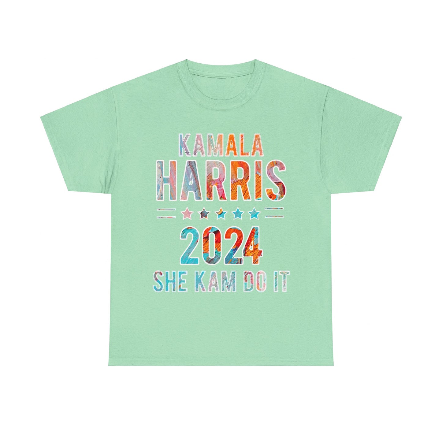 Kamala Harris 2024 Vote Supporter pretty unusual Unisex Heavy Cotton Tee