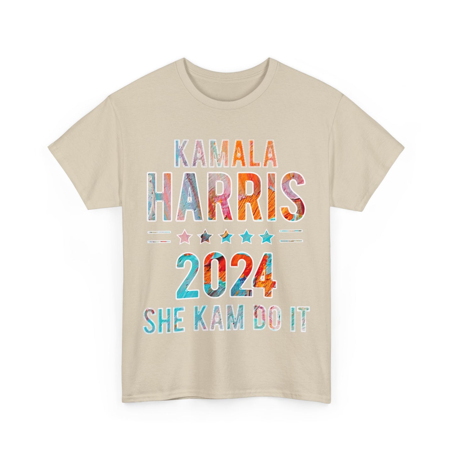 Kamala Harris 2024 Vote Supporter pretty unusual Unisex Heavy Cotton Tee