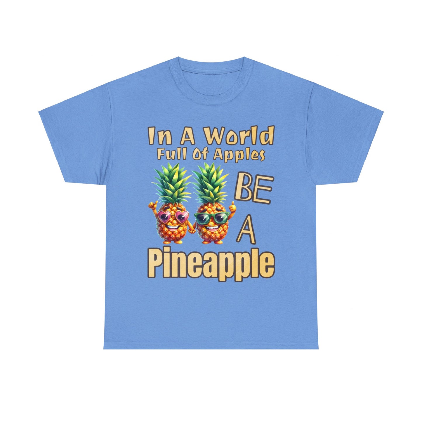 Cool Pineapple Couple Mr & Mrs Unisex Heavy Cotton Tee