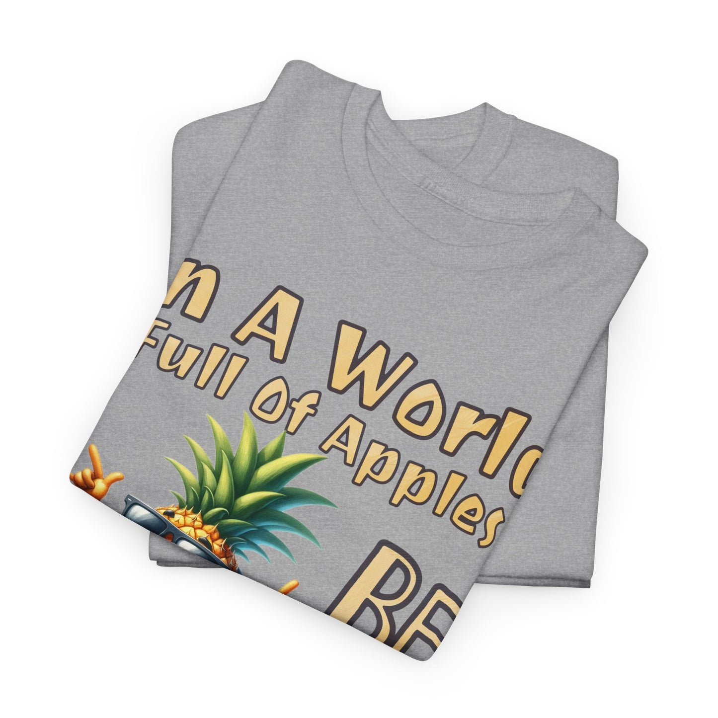 Cool Pineapple DJ Music Decks Unisex Heavy Cotton Tee