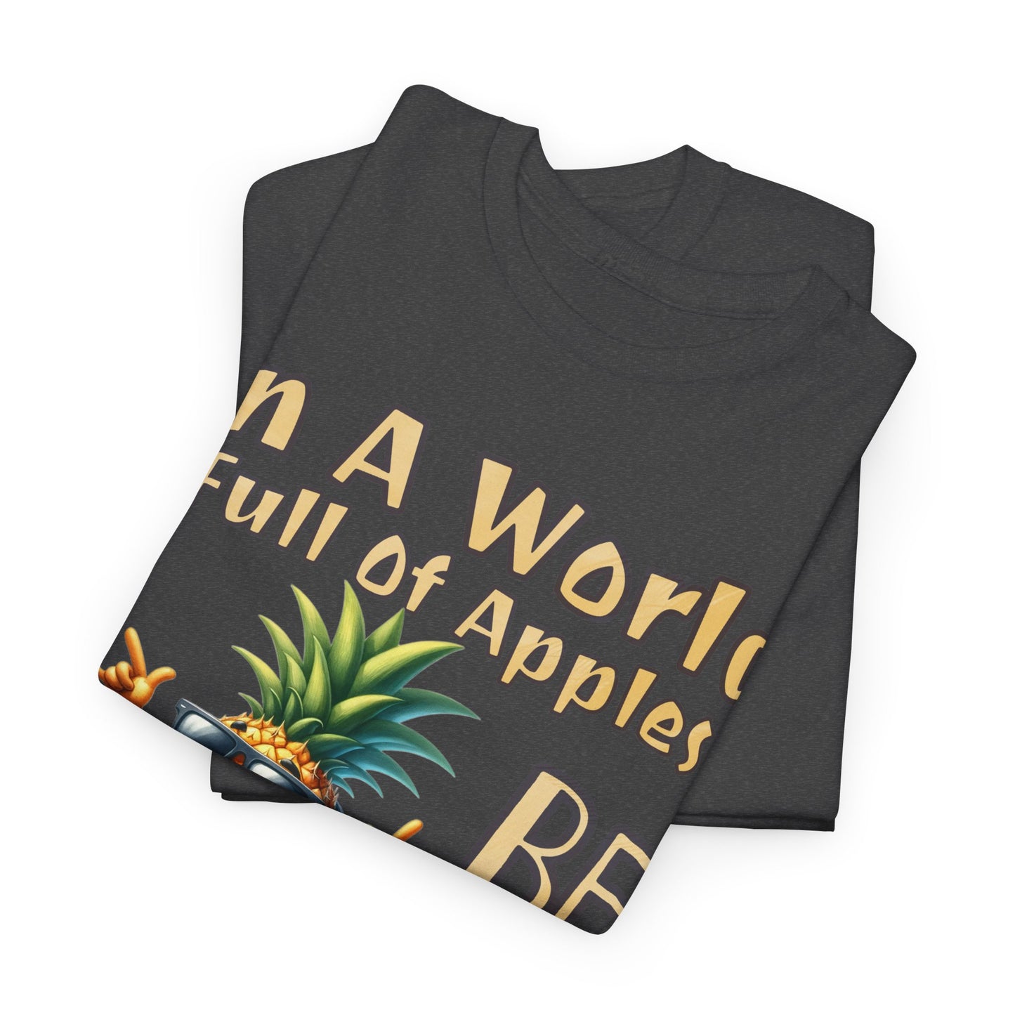 Cool Pineapple DJ Music Decks Unisex Heavy Cotton Tee