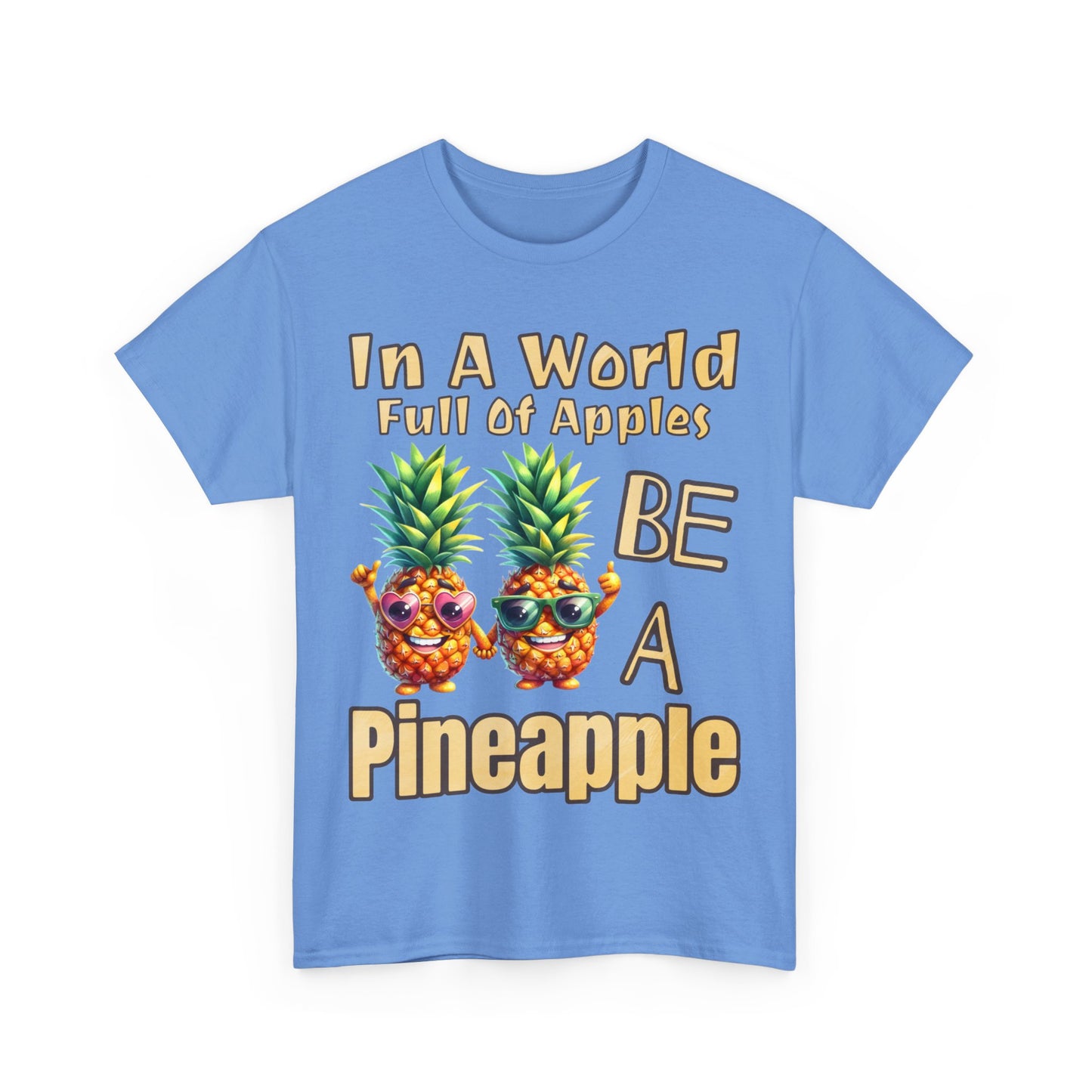 Cool Pineapple Couple Mr & Mrs Unisex Heavy Cotton Tee