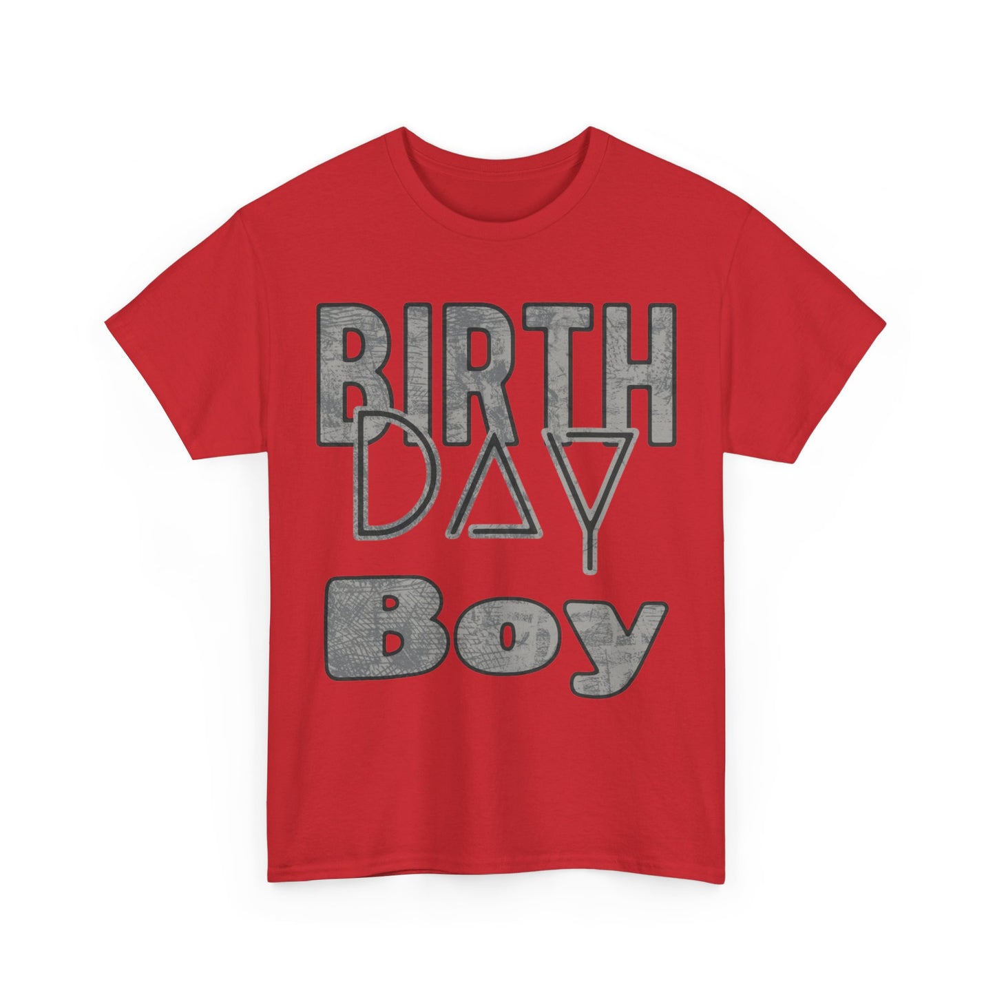 Birthday Boy Dark Washed Look Unisex Heavy Cotton Tee