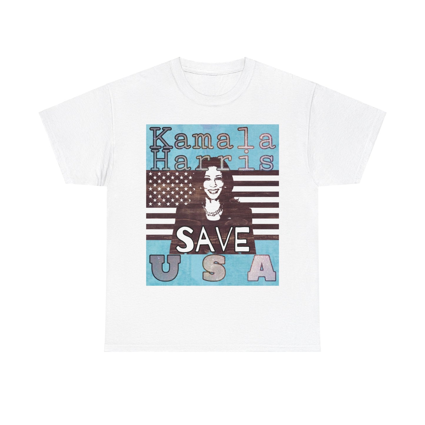 Kamala Harris For President Save USA Unisex Heavy Cotton Tee