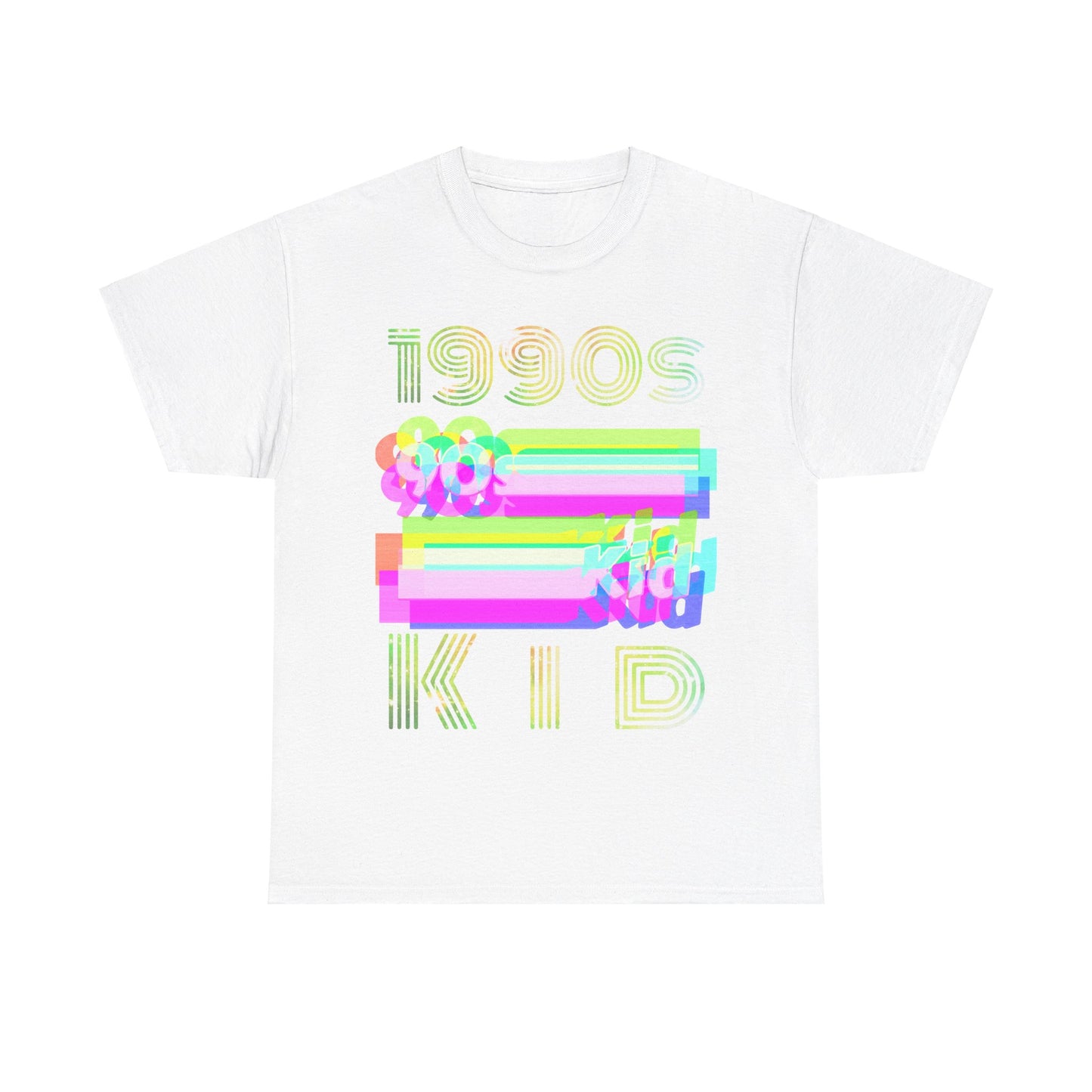 1990s kid decade party Unisex Heavy Cotton Tee