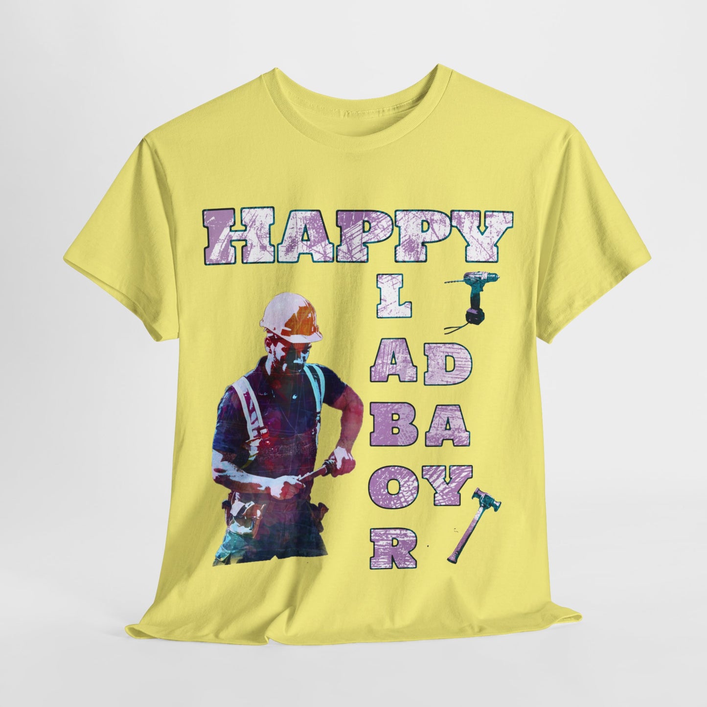 Happy Labor Day National Holiday supporters Unisex Heavy Cotton Tee