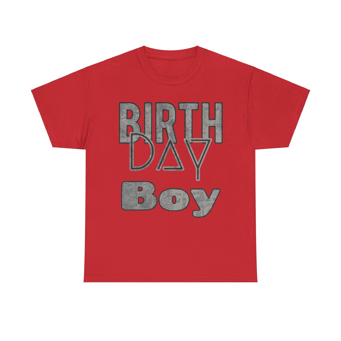 Birthday Boy Dark Washed Look Unisex Heavy Cotton Tee