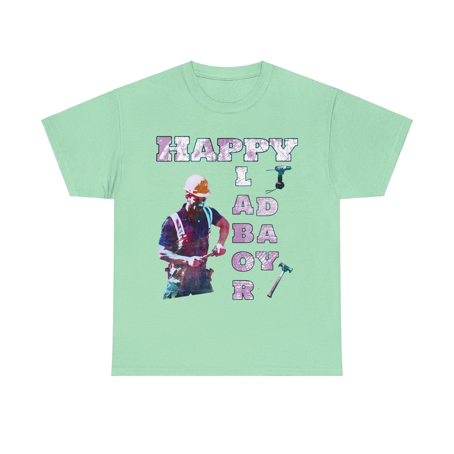 Happy Labor Day National Holiday supporters Unisex Heavy Cotton Tee