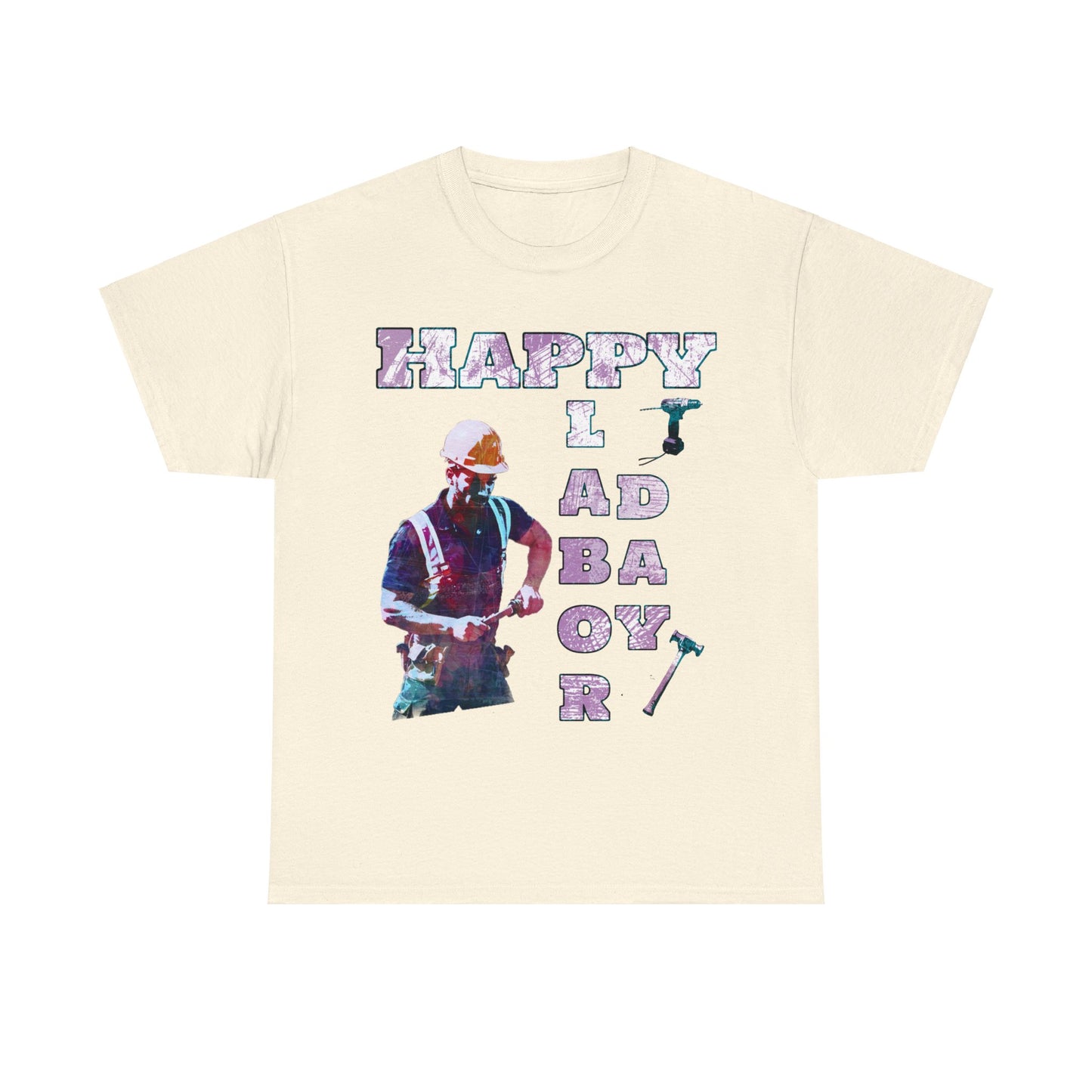 Happy Labor Day National Holiday supporters Unisex Heavy Cotton Tee