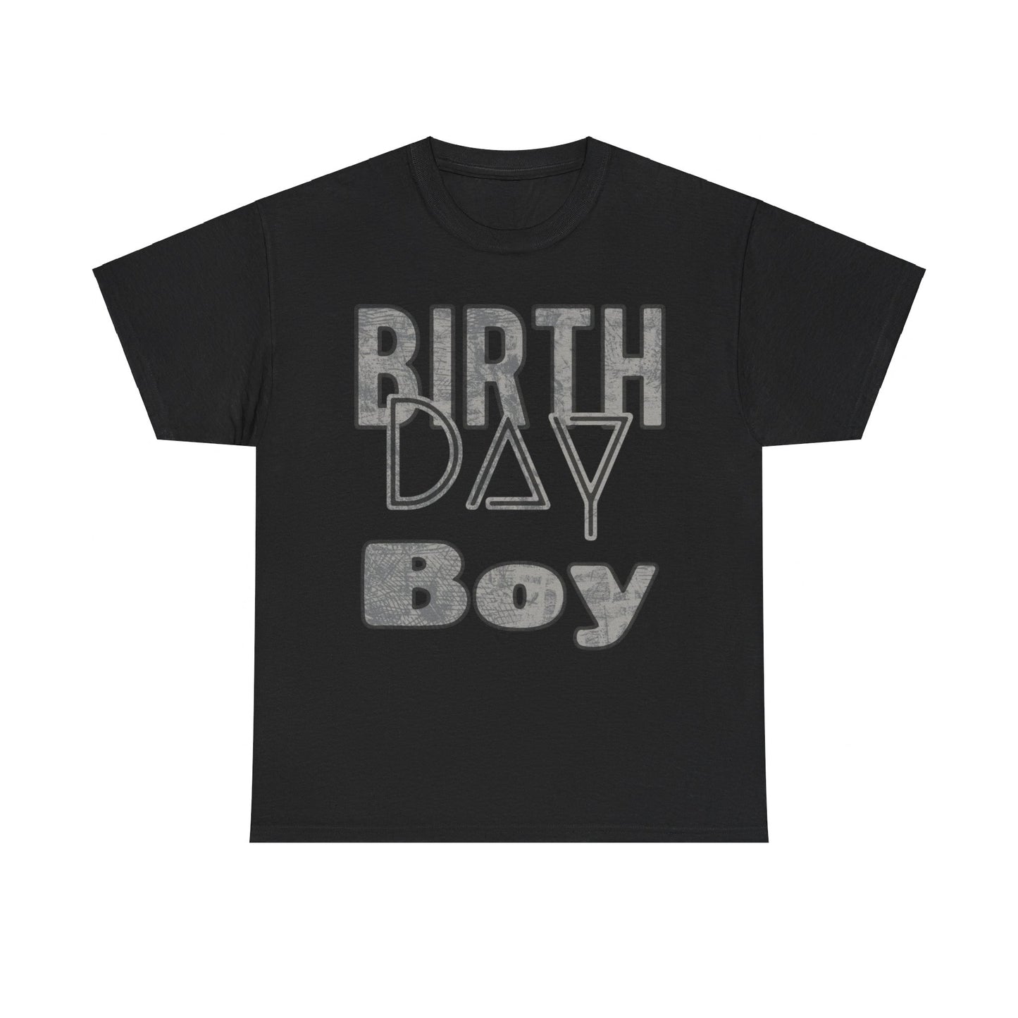 Birthday Boy Dark Washed Look Unisex Heavy Cotton Tee