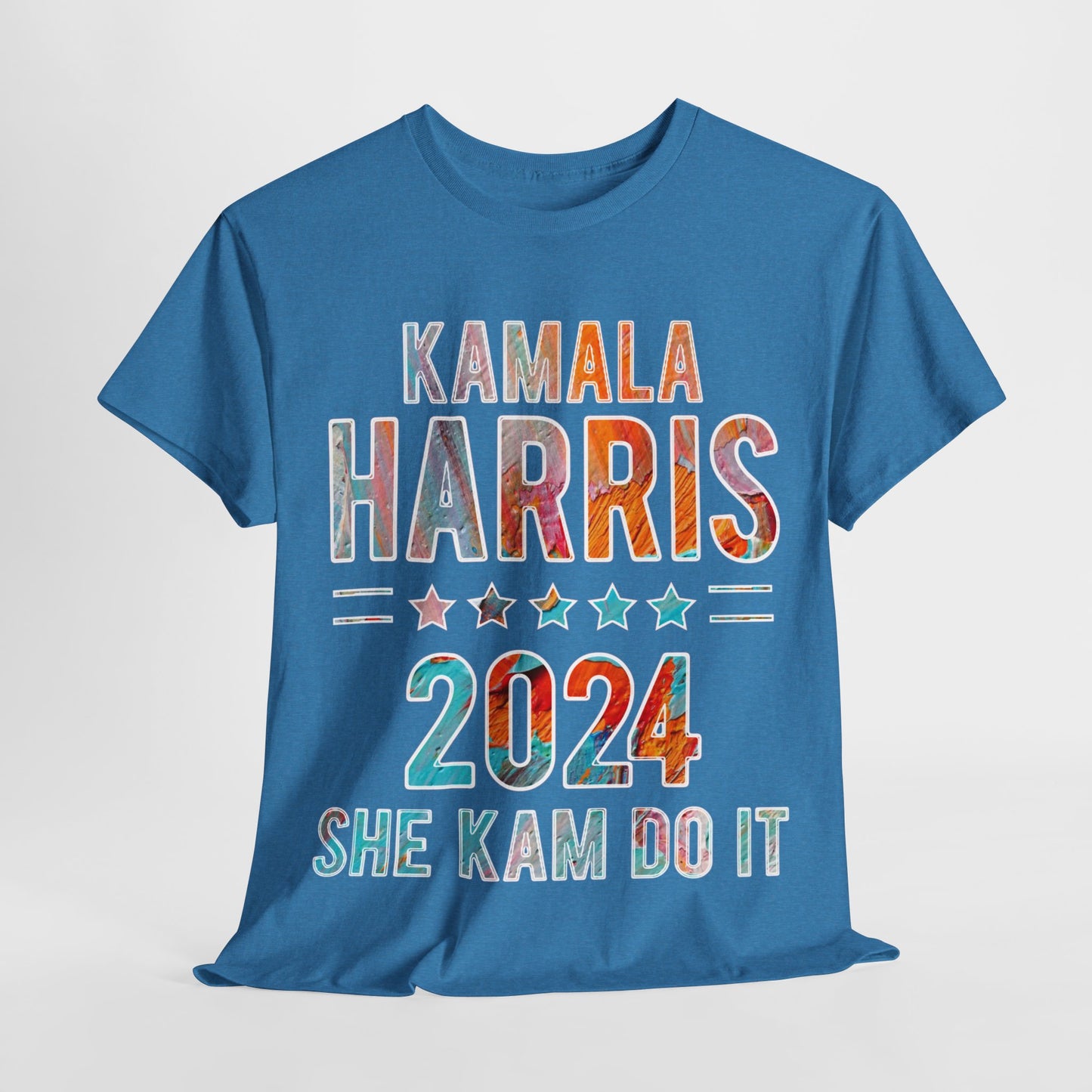 Kamala Harris 2024 Vote Supporter pretty unusual Unisex Heavy Cotton Tee