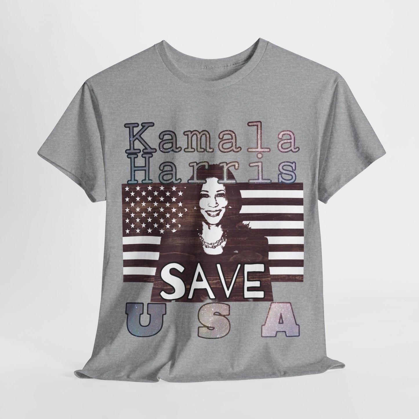 Kamala Harris For President Save USA Unisex Heavy Cotton Tee