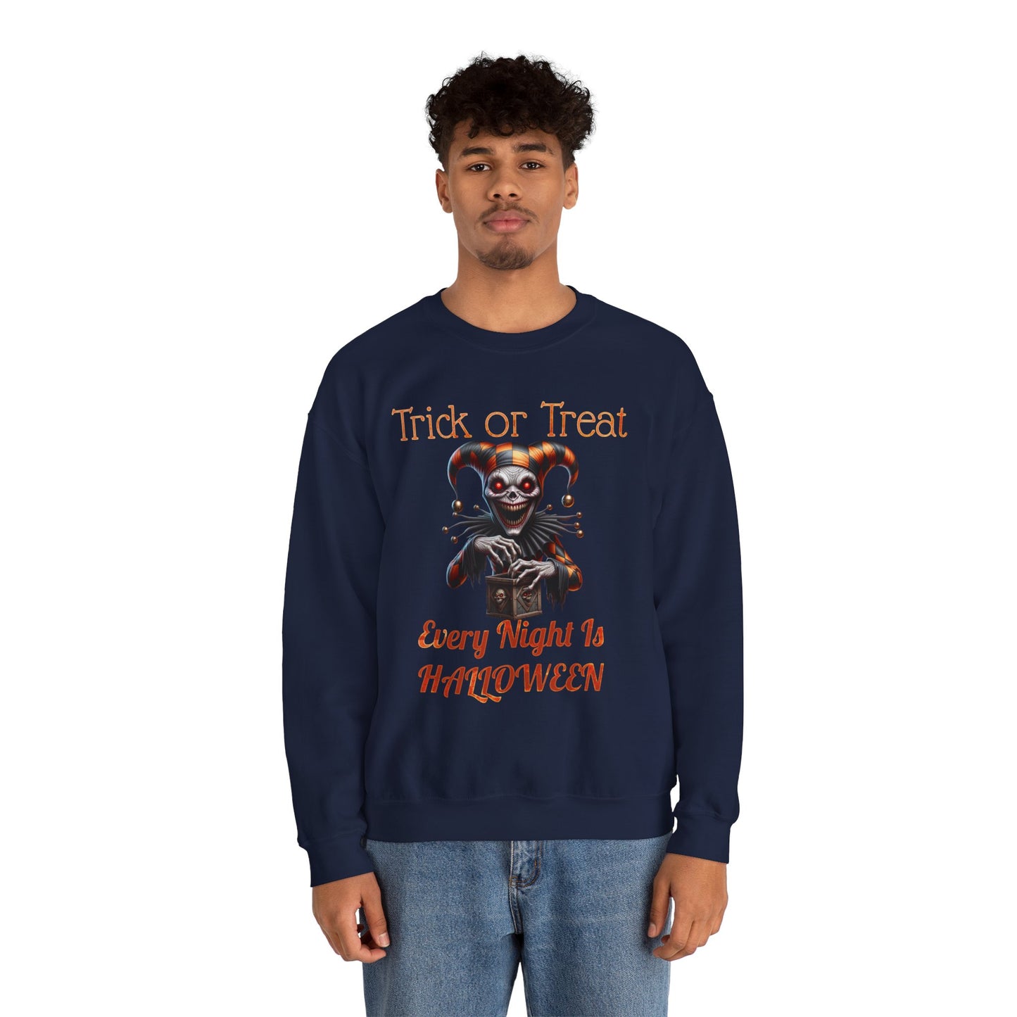 Halloween Evil Clown Every Night Is Halloween Sweatshirt