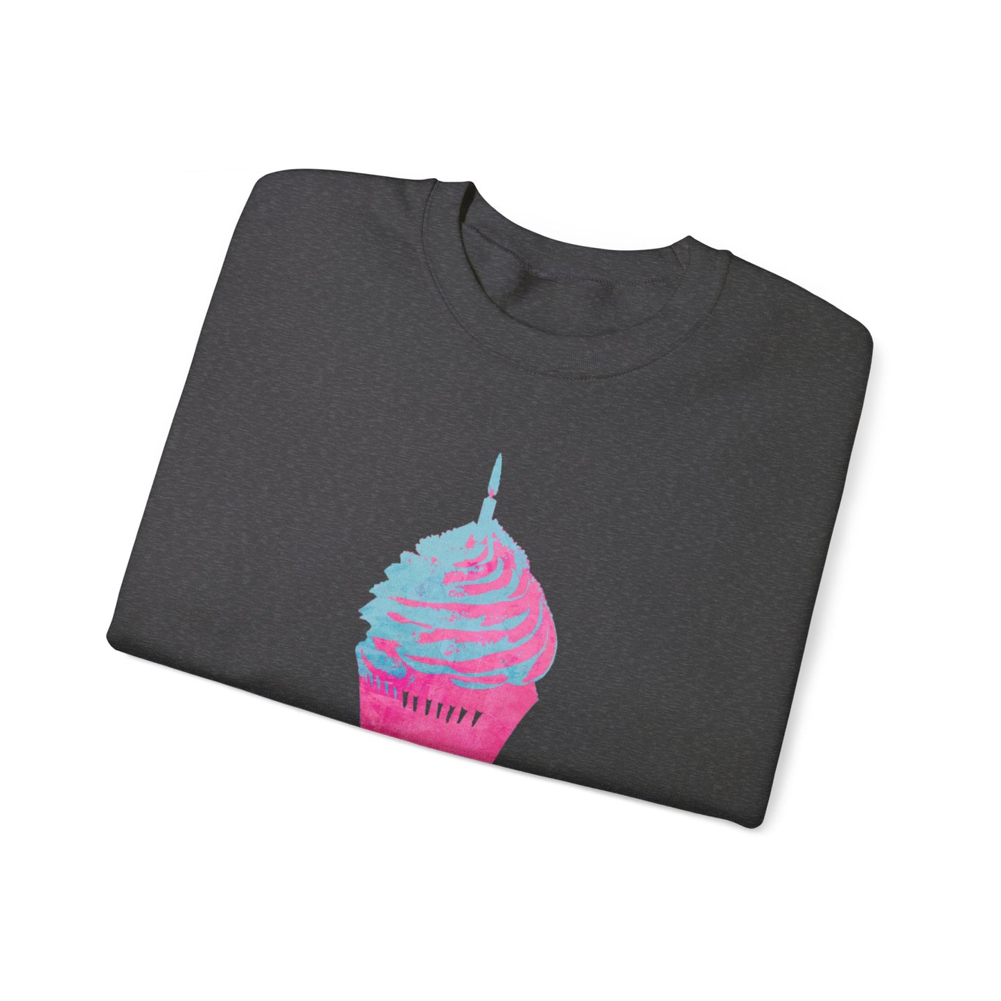 Birthday Girl Blue and Pink Unisex Heavy Blend™ Crewneck Sweatshirt