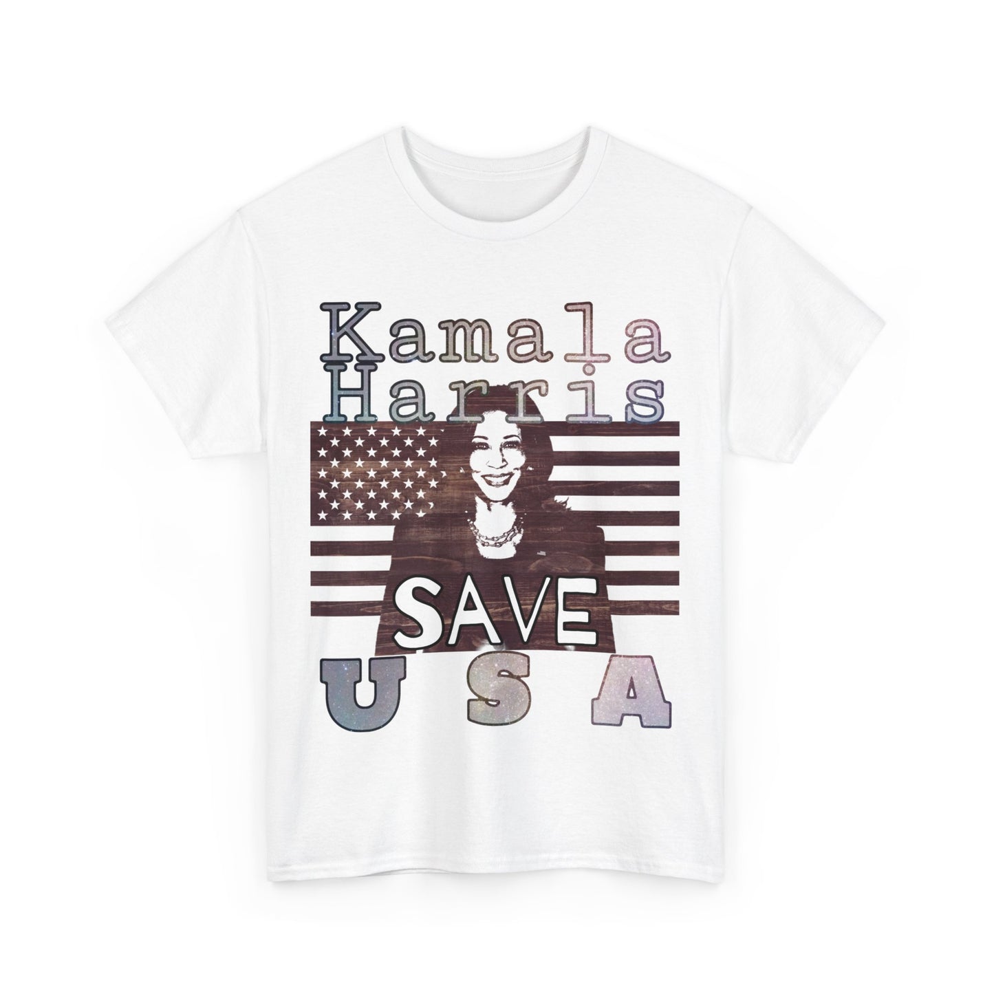 Kamala Harris For President Save USA Unisex Heavy Cotton Tee