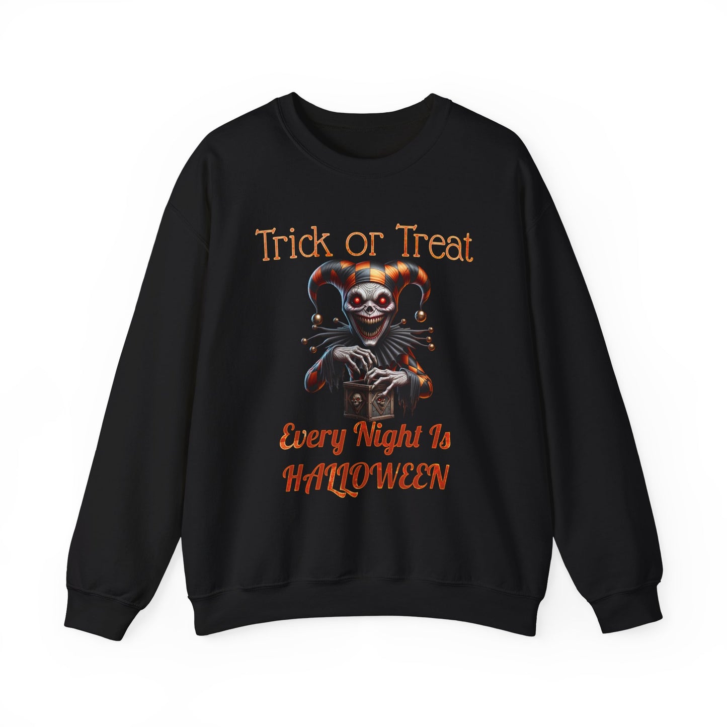 Halloween Evil Clown Every Night Is Halloween Sweatshirt