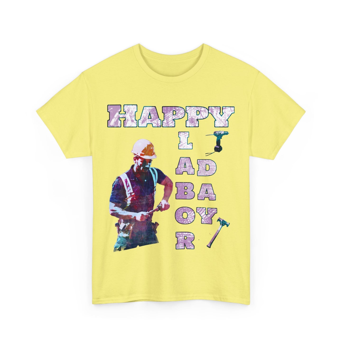 Happy Labor Day National Holiday supporters Unisex Heavy Cotton Tee