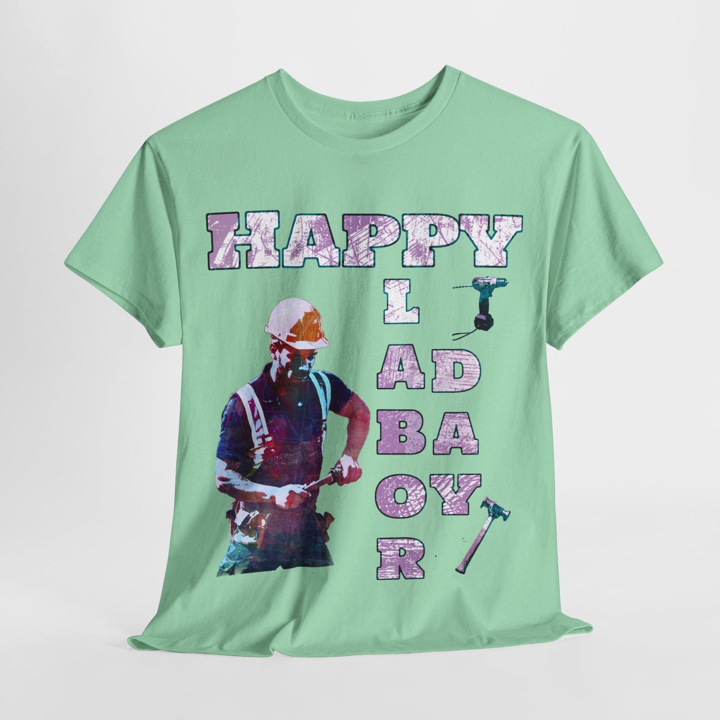 Happy Labor Day National Holiday supporters Unisex Heavy Cotton Tee