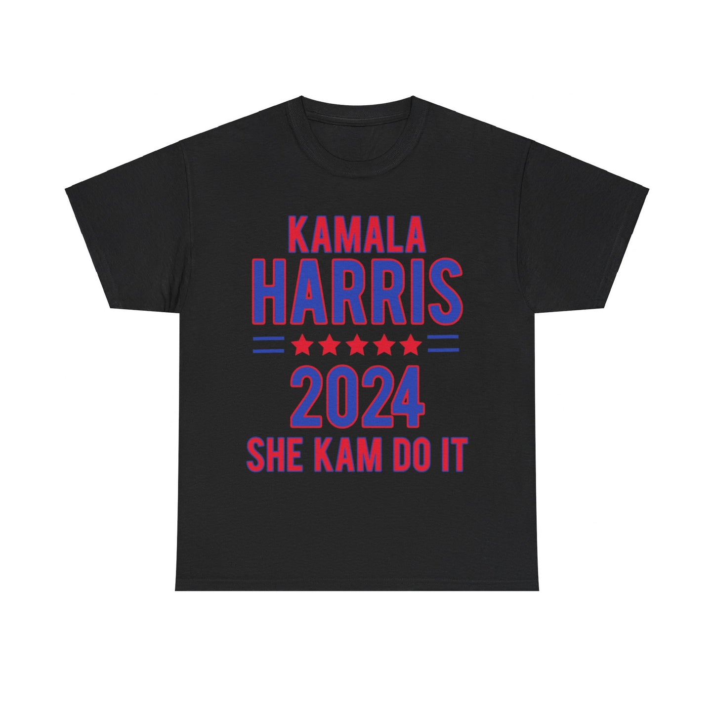 Front & Back Kamala Harris for President Unisex Heavy Cotton Tee