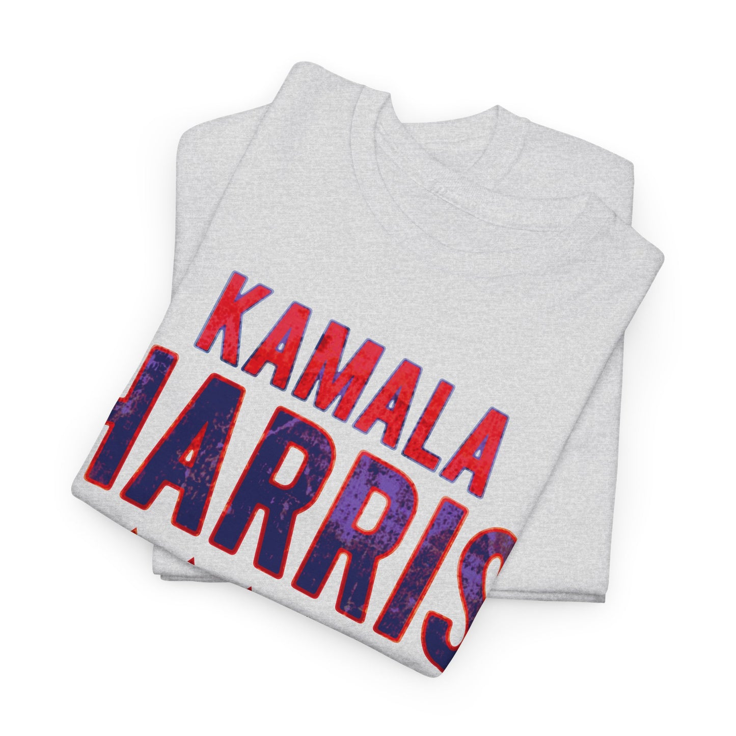 Kamala Harris 2024 Vote Supporter grunge look Unisex Heavy Cotton Tee