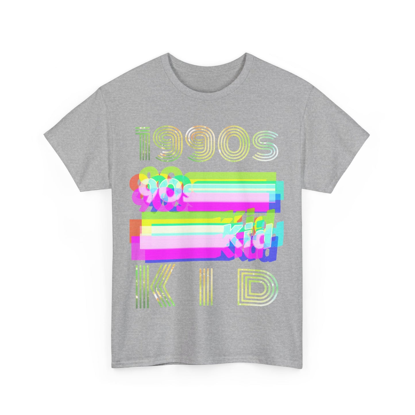 1990s kid decade party Unisex Heavy Cotton Tee