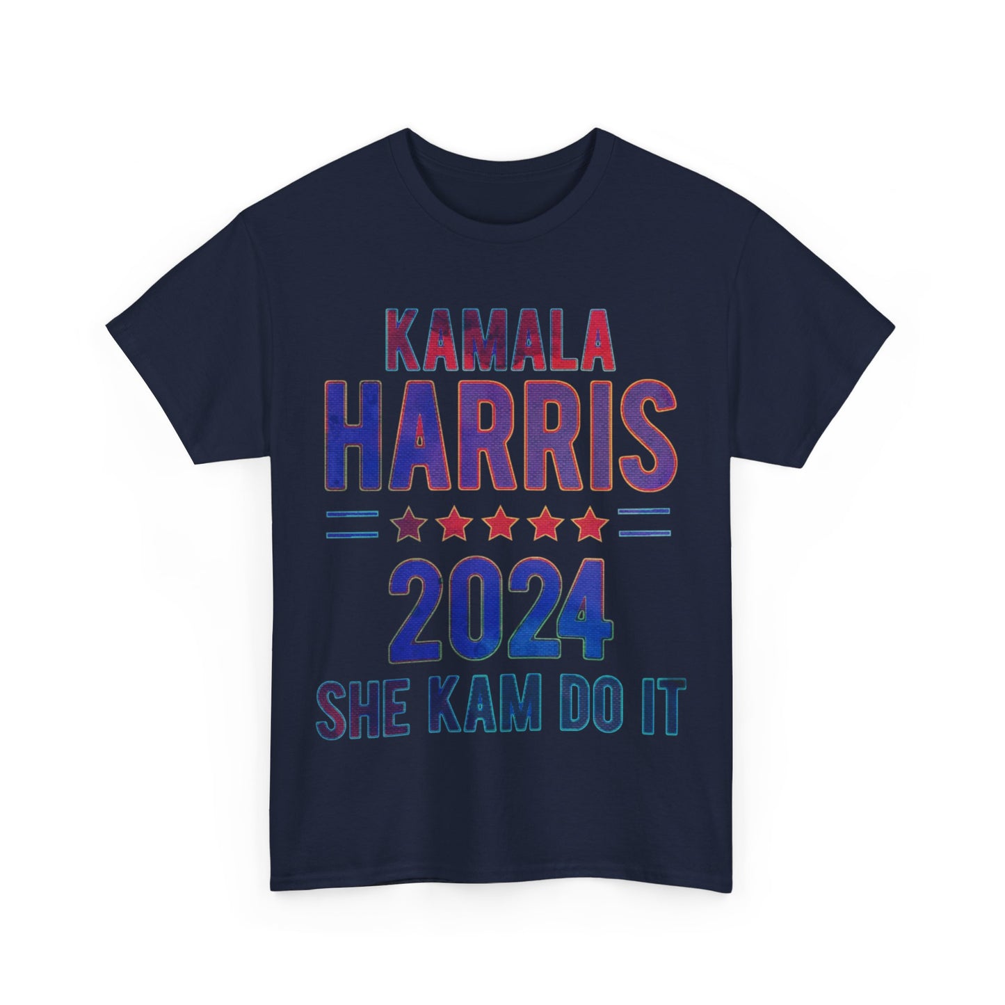 Kamala Harris 2024 Vote Supporter washed look Unisex Heavy Cotton Tee