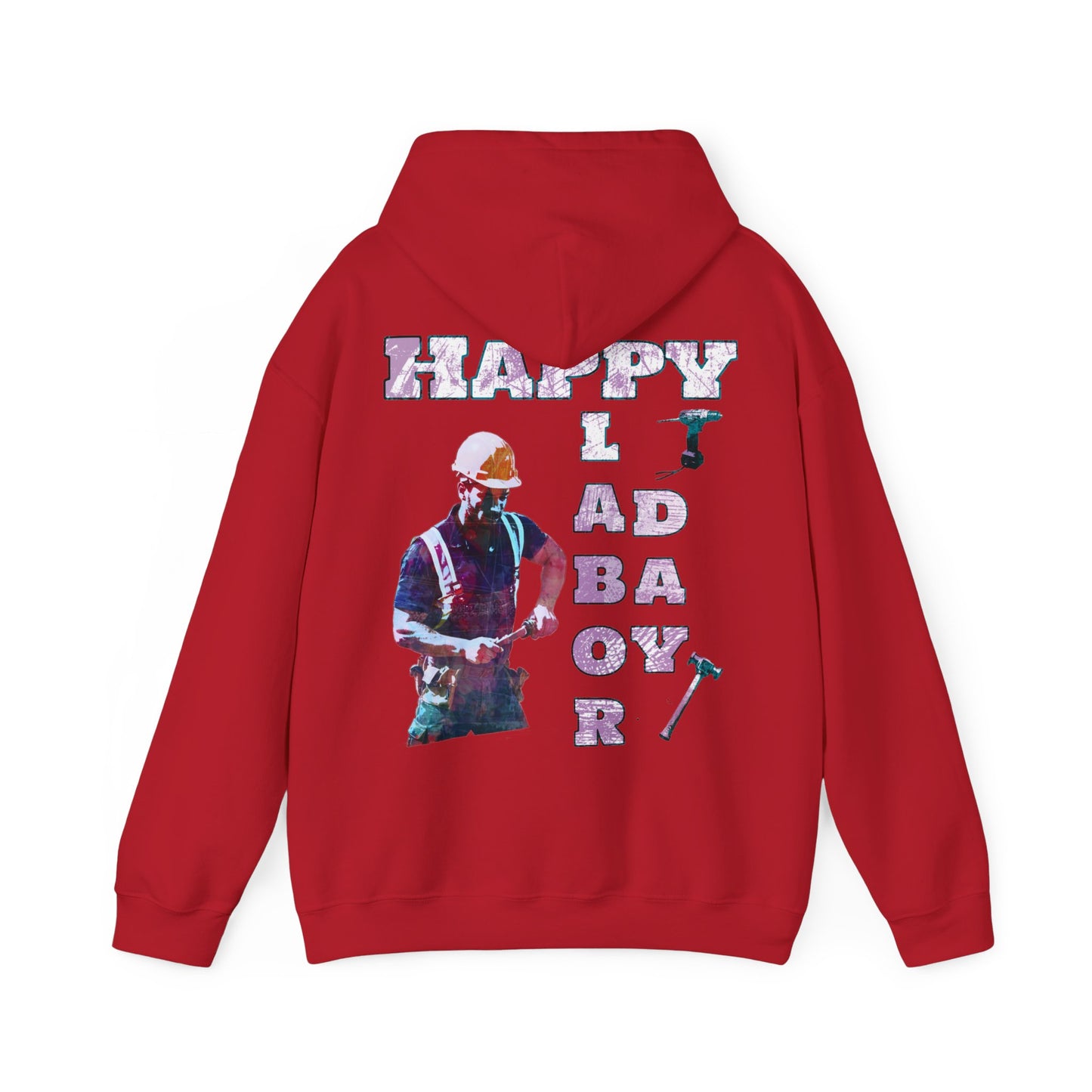 Happy Labor Day supporter Unisex Heavy Blend™ Hooded Sweatshirt