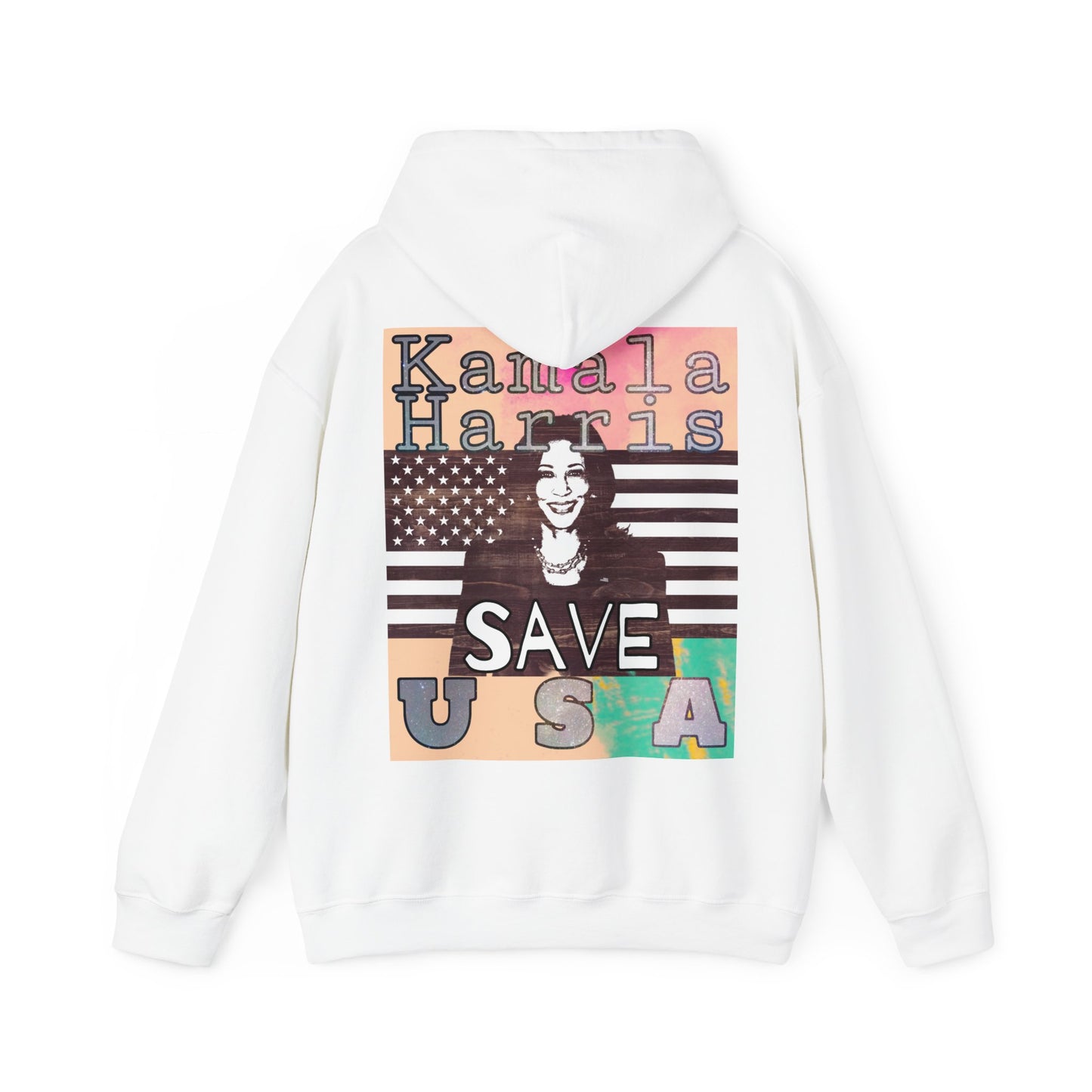 Kamala Harris For President Save USA Unisex Heavy Blend™ Hooded Sweatshirt